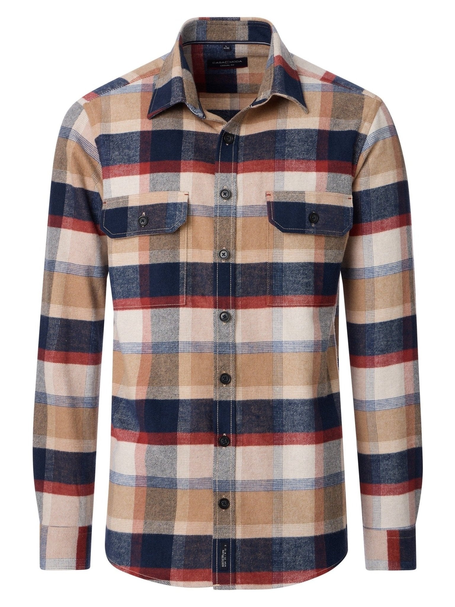 454527200 - 100 Overshirt met ruit - Castelijn mode