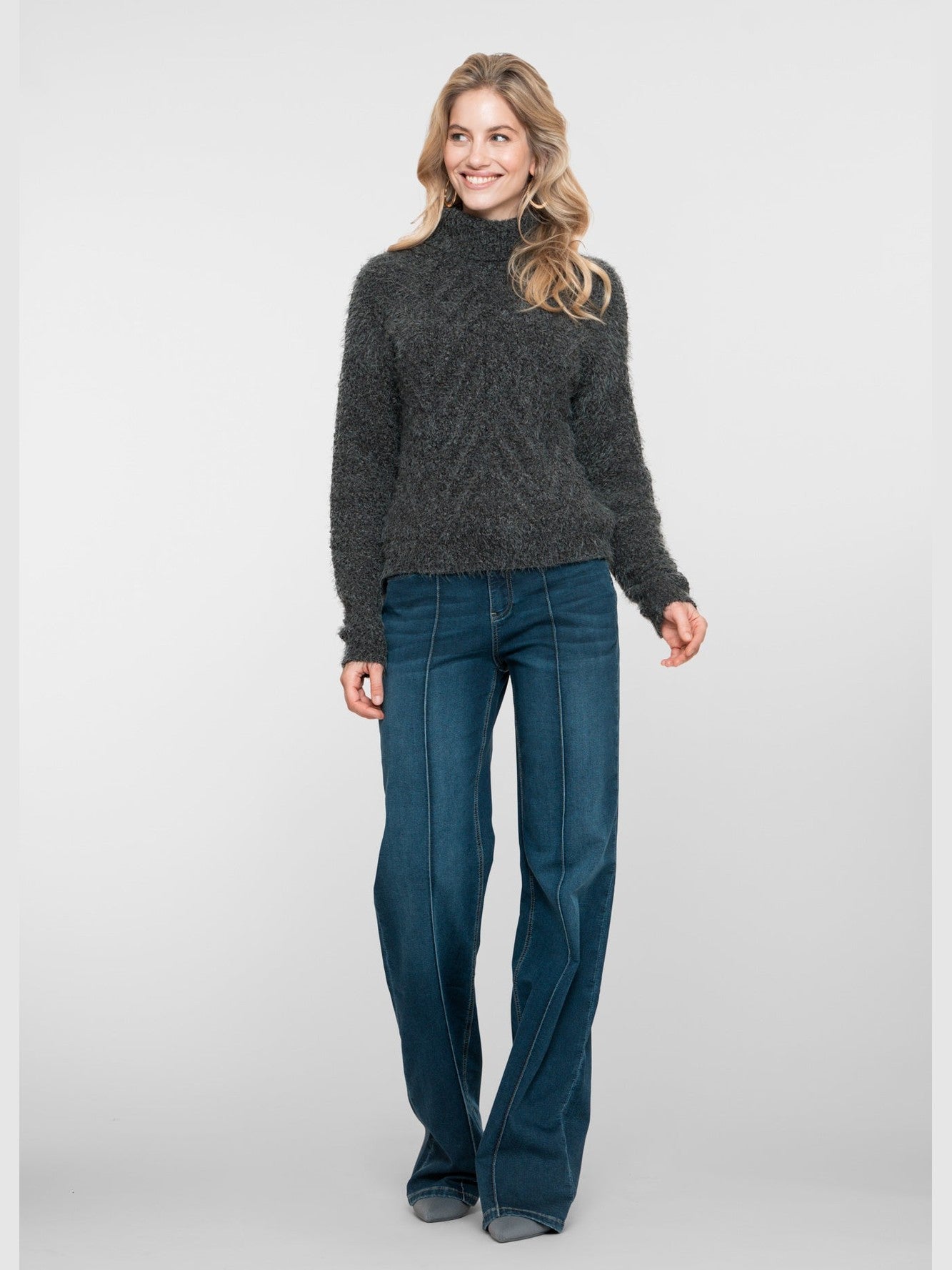 51525 - 10 Jeans straight turn - up - Castelijn mode