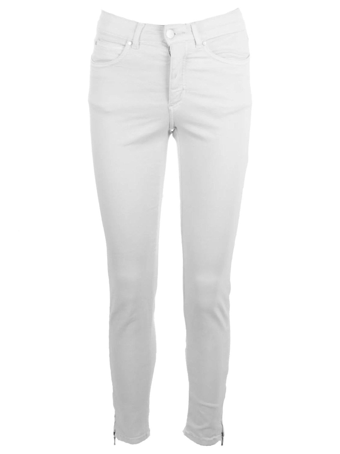 5226 - 525 100 white C.RO Magic Fit - Ins 72cm Broek - Wit - Castelijn mode