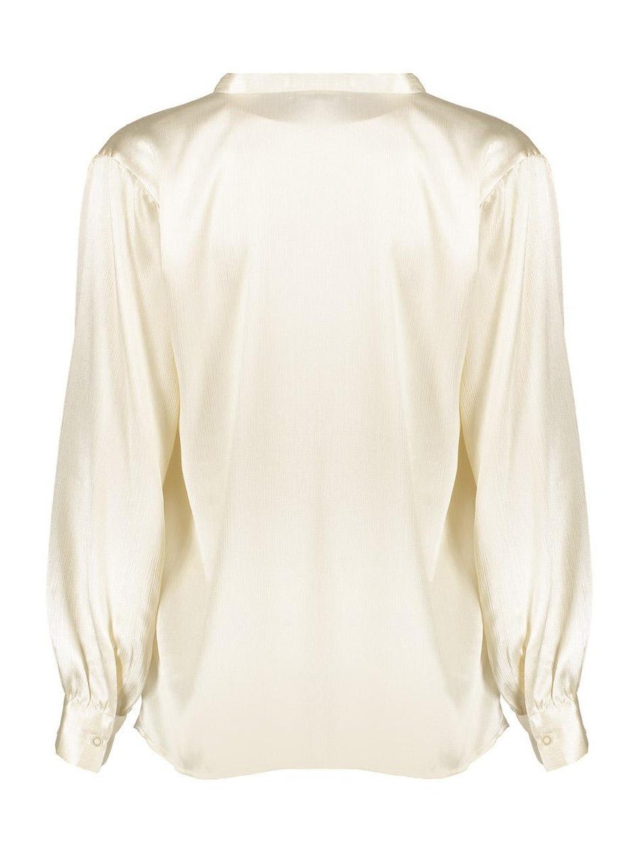 53546 - 14 701 - Blouse satin with bow - Castelijn mode