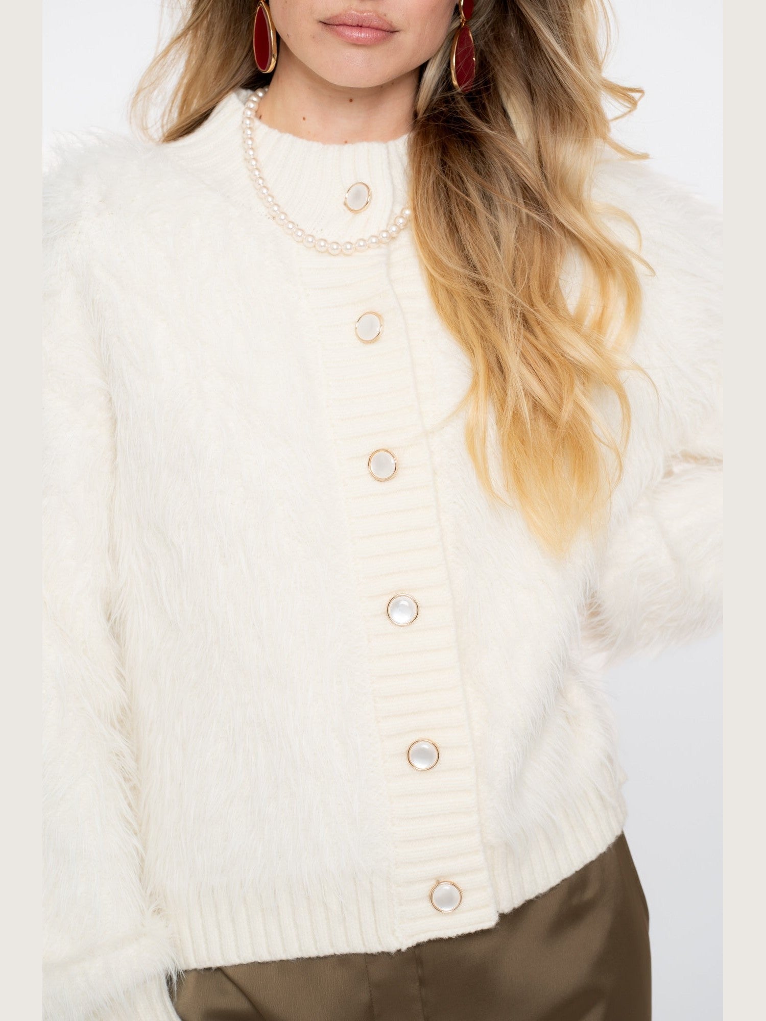 54500 - 10 10 - Cardigan furry - Castelijn mode