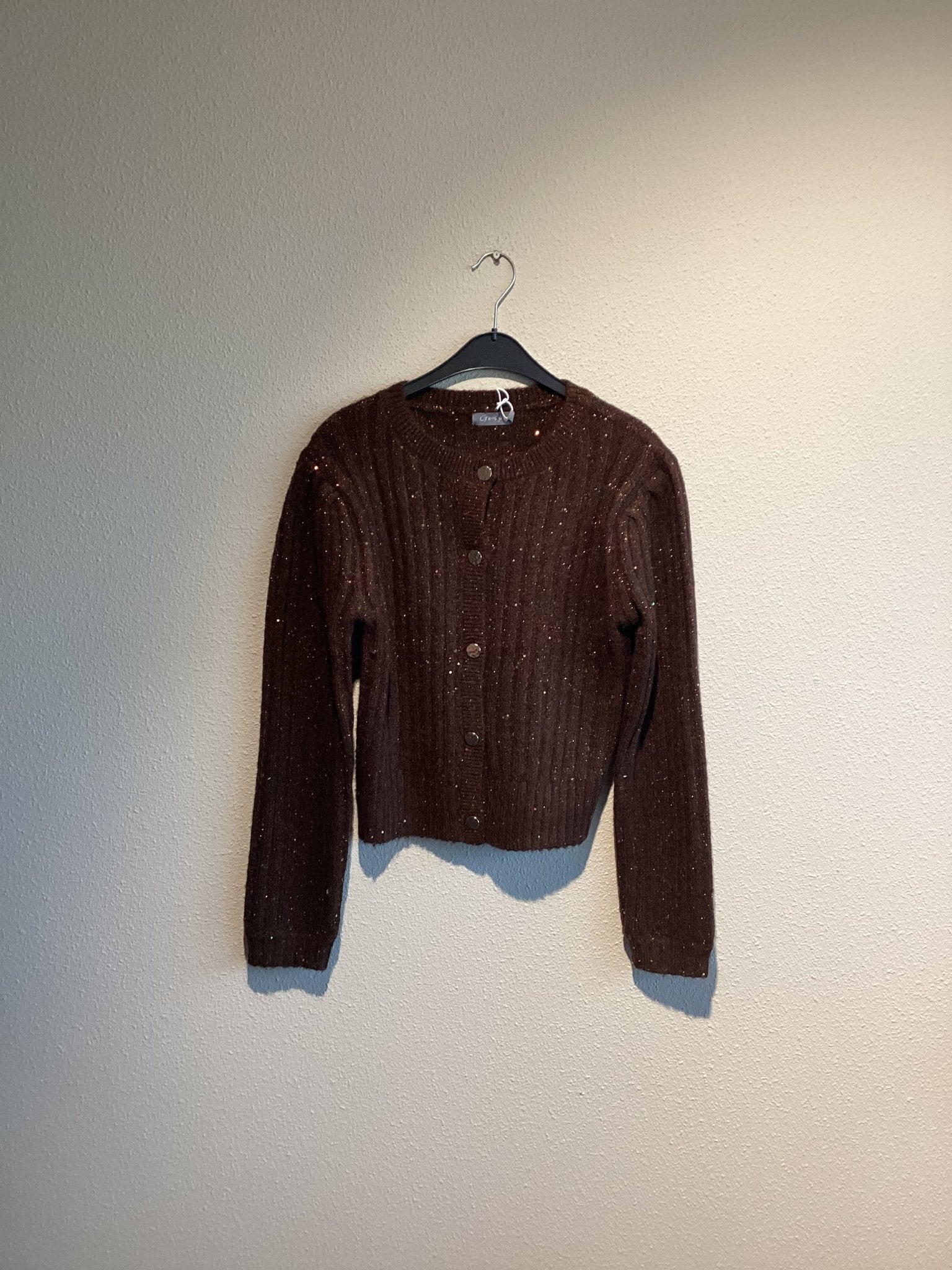 54541 - 14 - 775 Vest knitted bruin - Castelijn mode