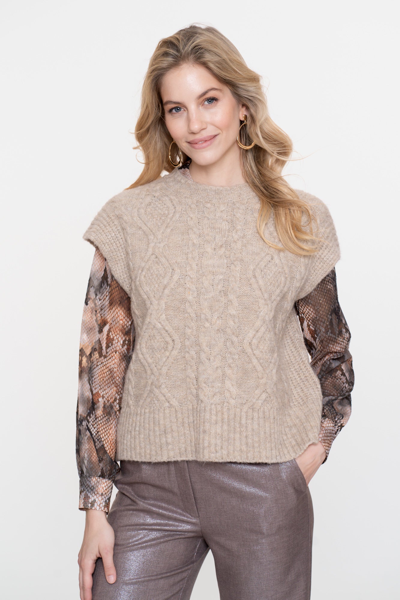 54587 - 70 - 720 Spencer cable argyle - Castelijn mode