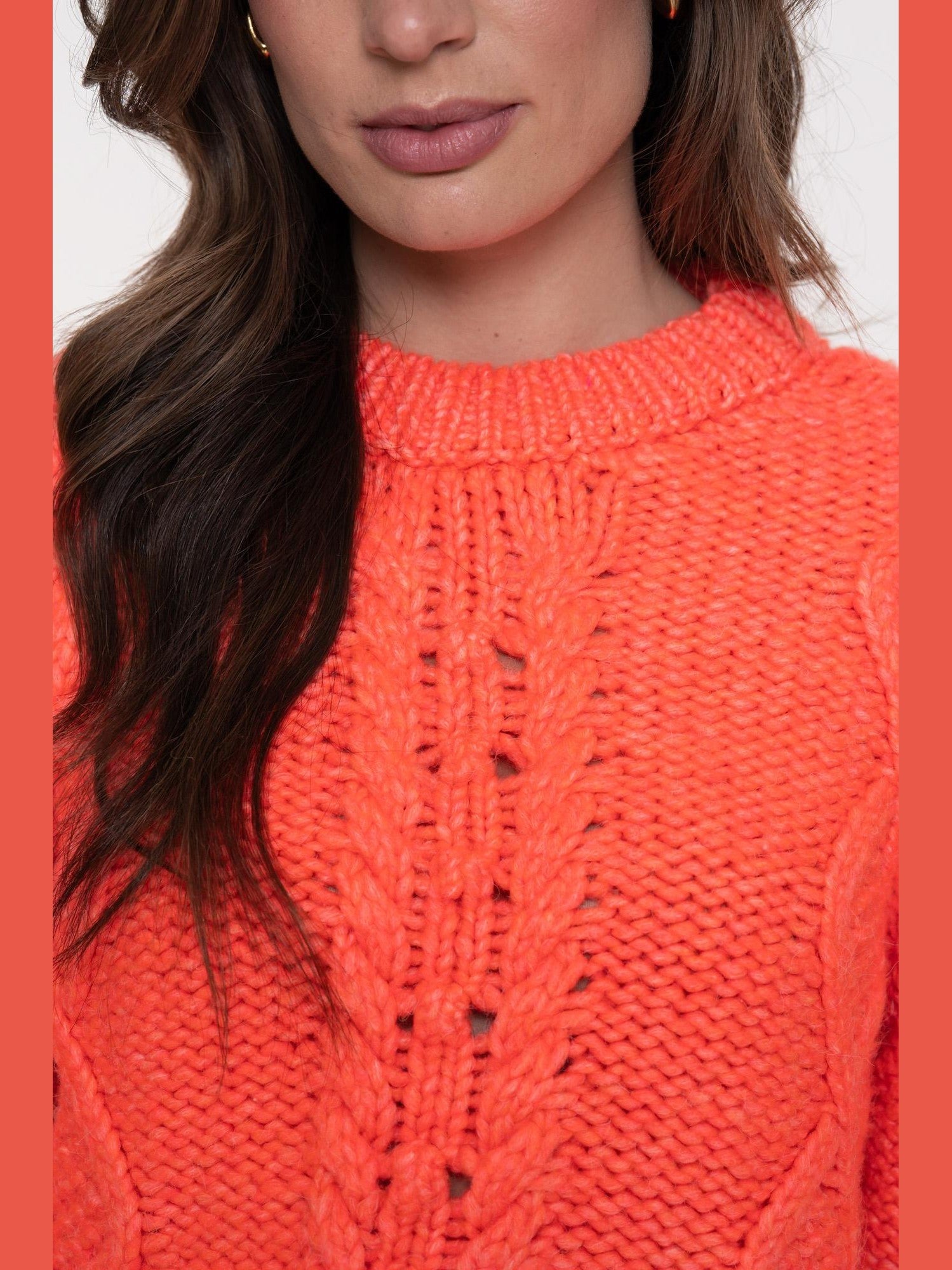 54862 - 23 pullover - chunky - cable - knit - Castelijn mode