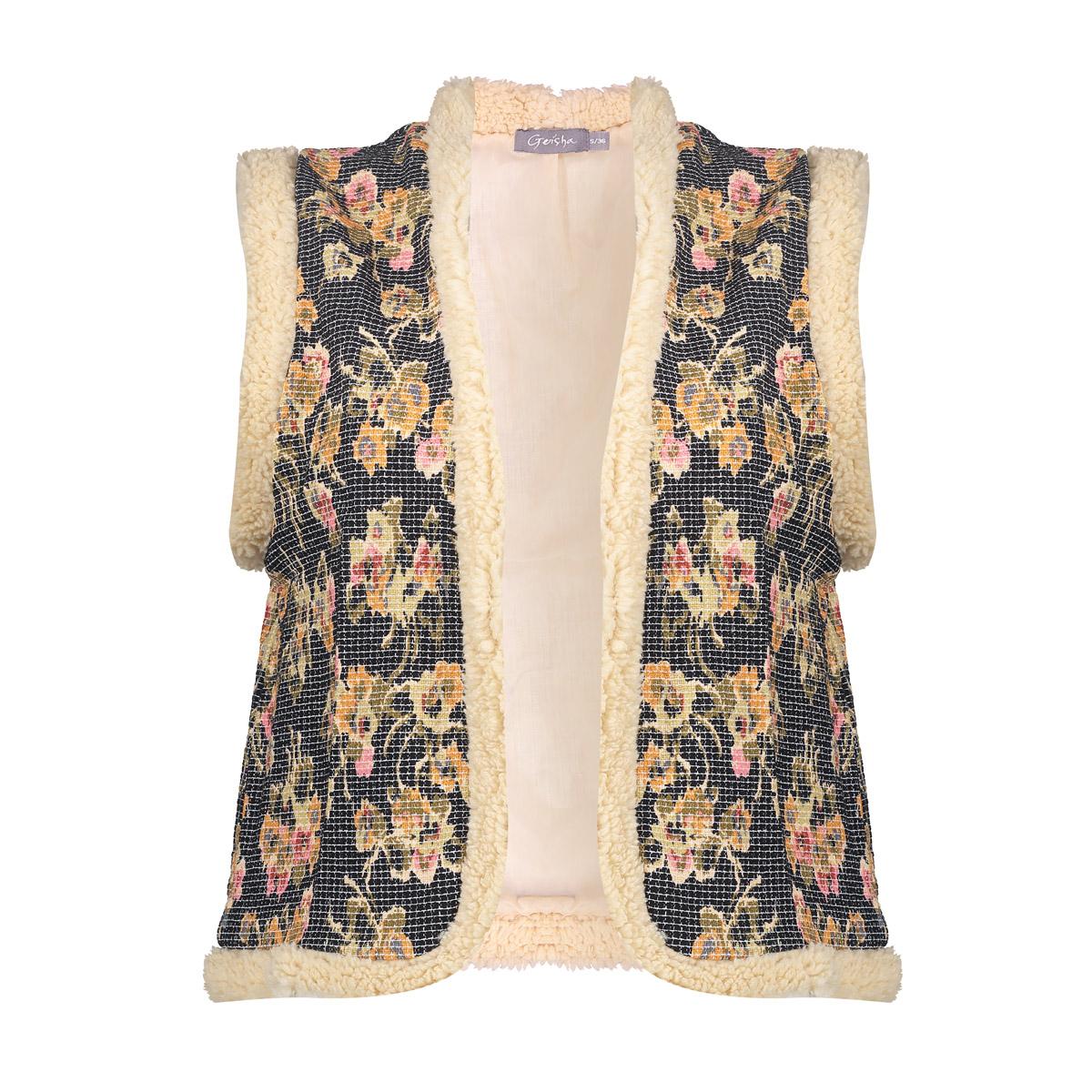 55717 - 20 999 Gilet print - Castelijn mode