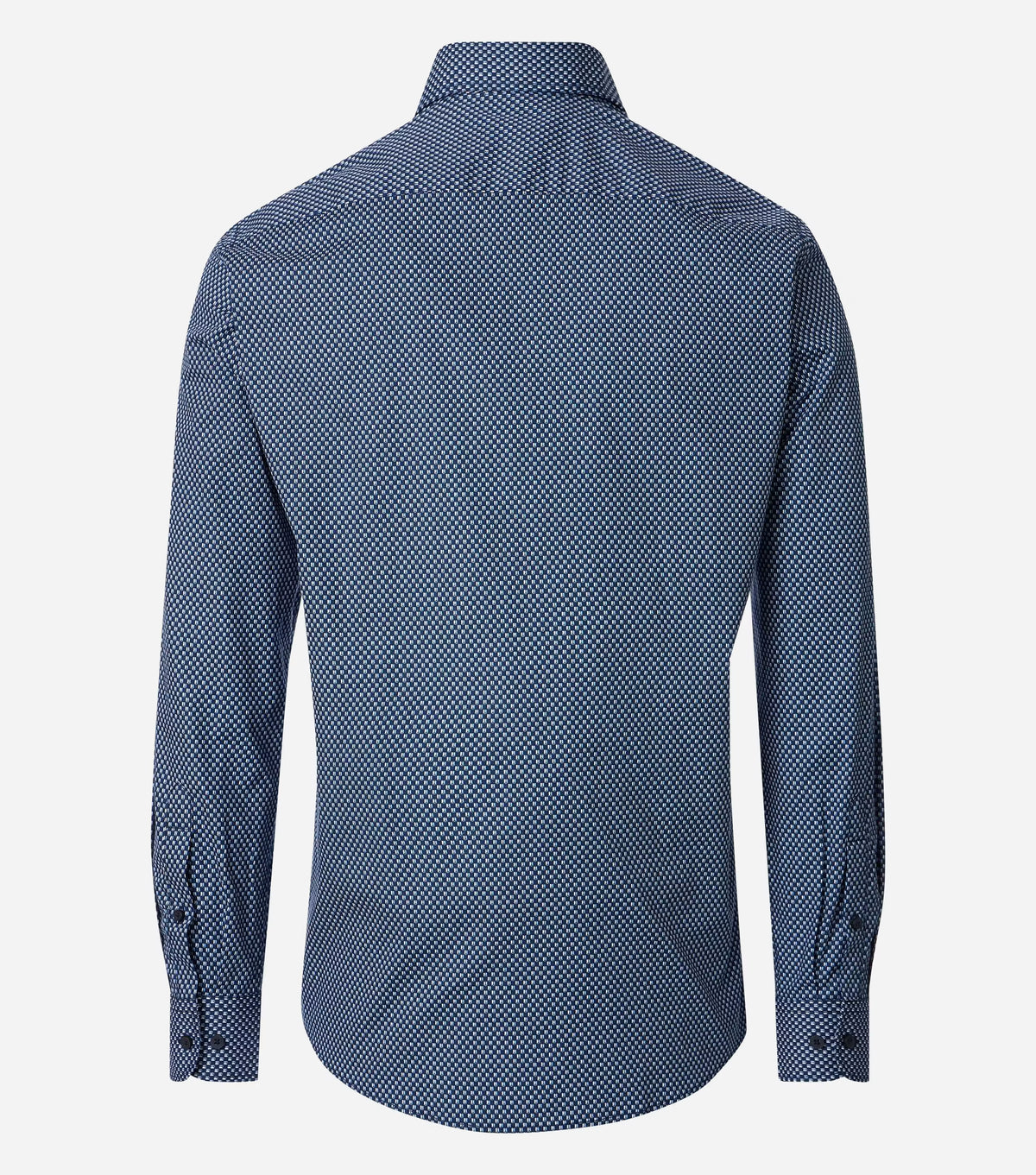 Casa Moda Overhemd Button Down Minidessin Donkerblauw - Castelijn mode