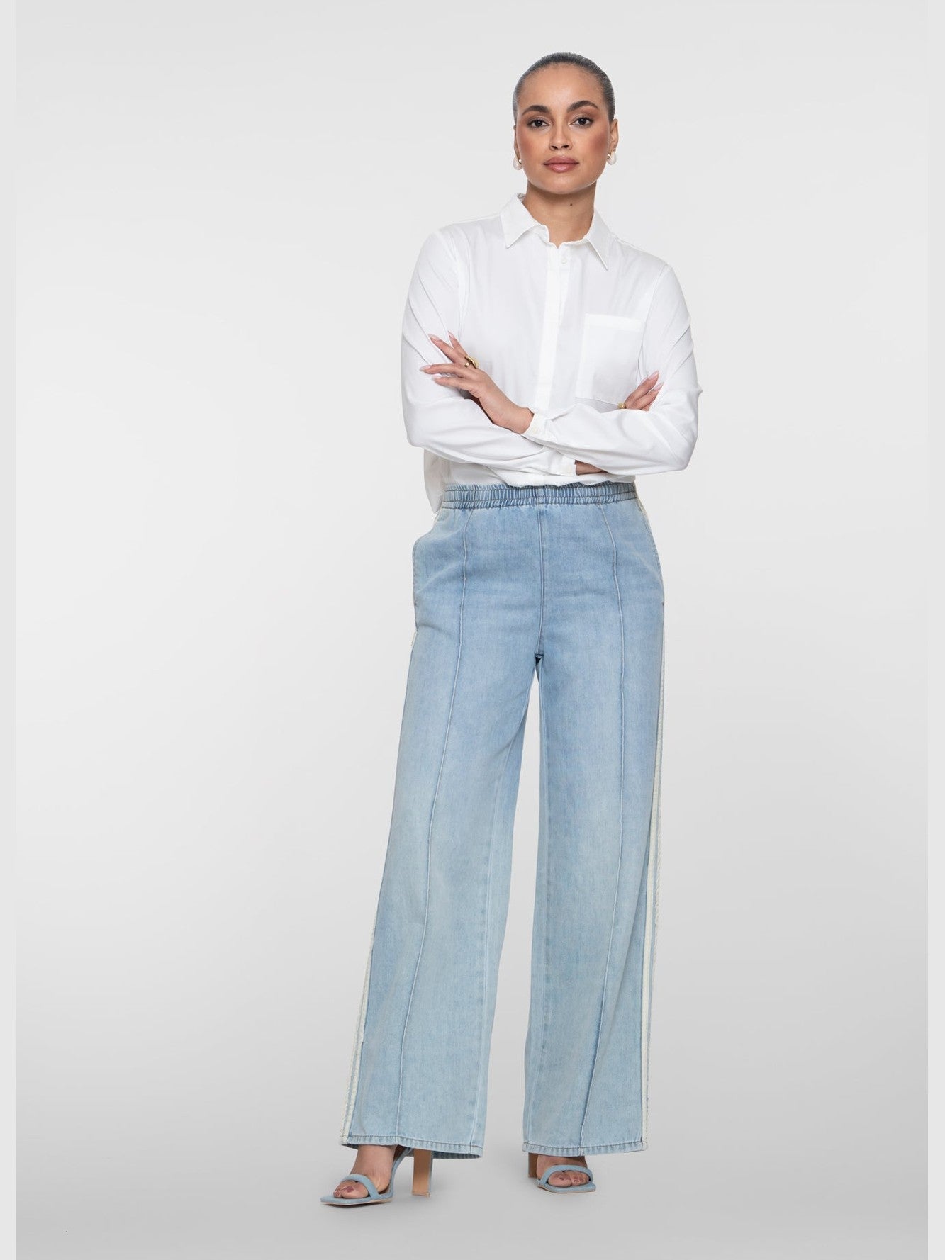 61051 - 10 Jeans Jogdenim - Castelijn mode