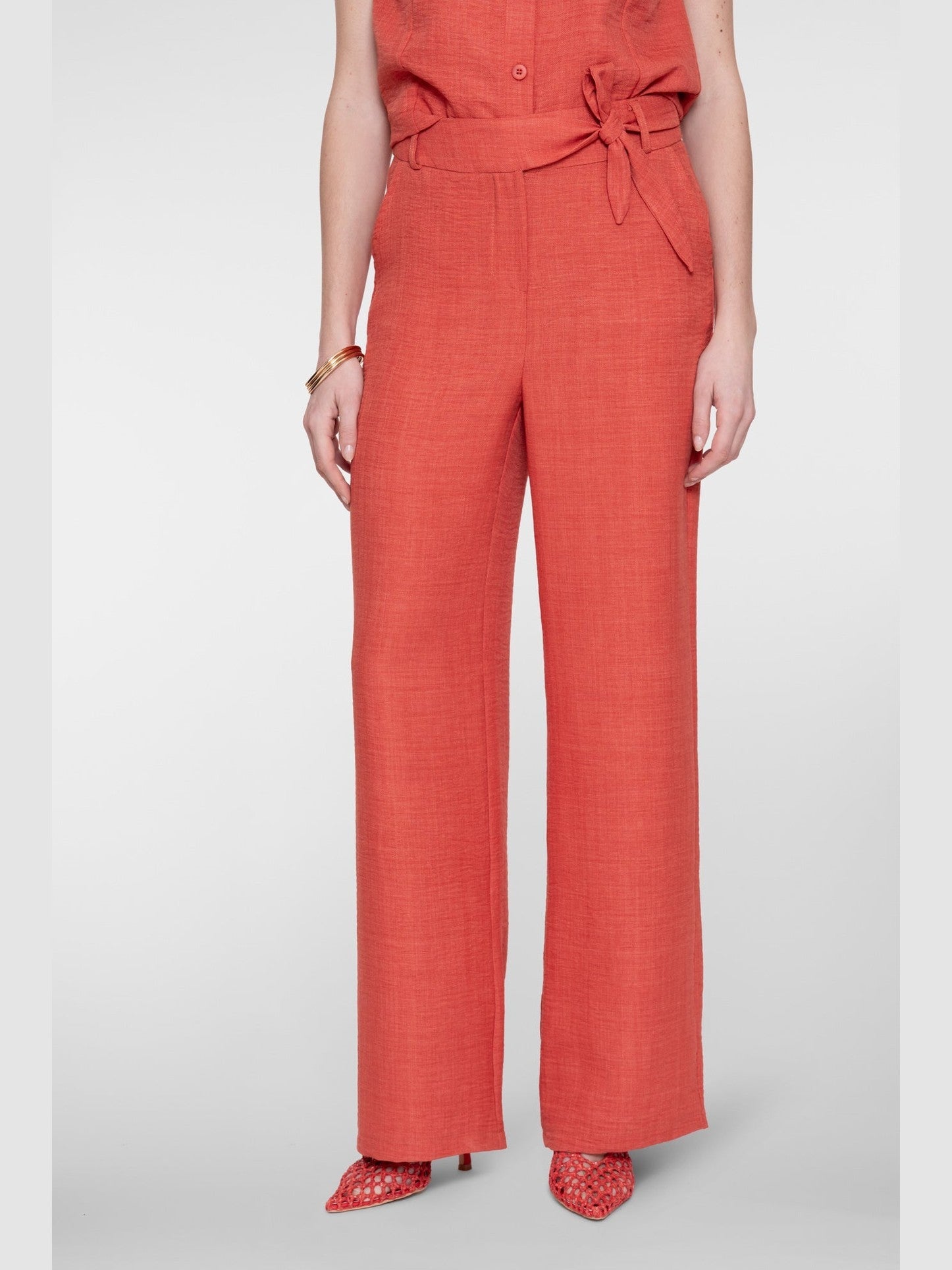 61100 - 60 Broek oranje - Castelijn mode