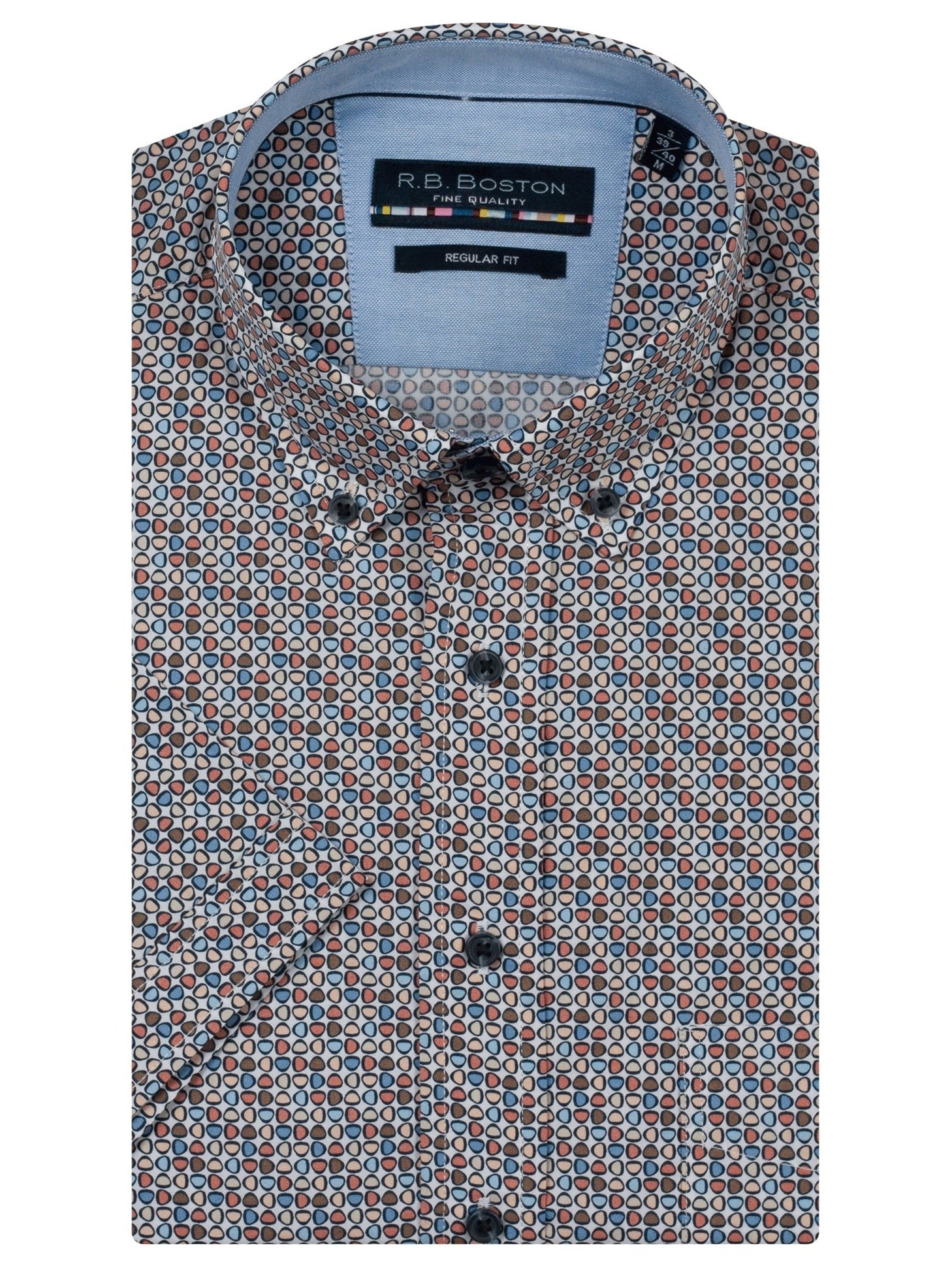 616670 - 301 Marshall Overhemd Graphic Print Roze - Castelijn mode