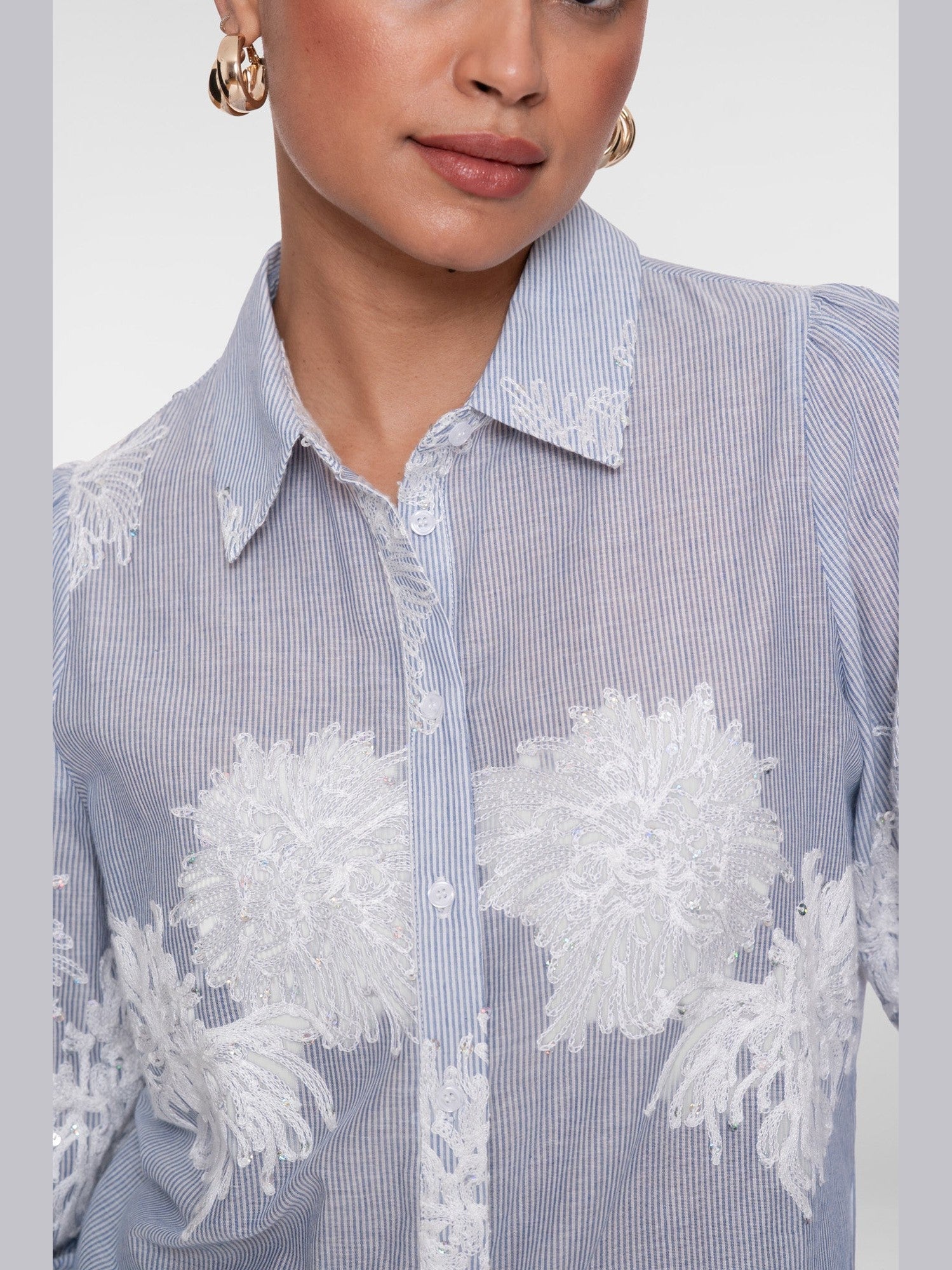 63143 - 21 625 Blouse gestreept - Castelijn mode