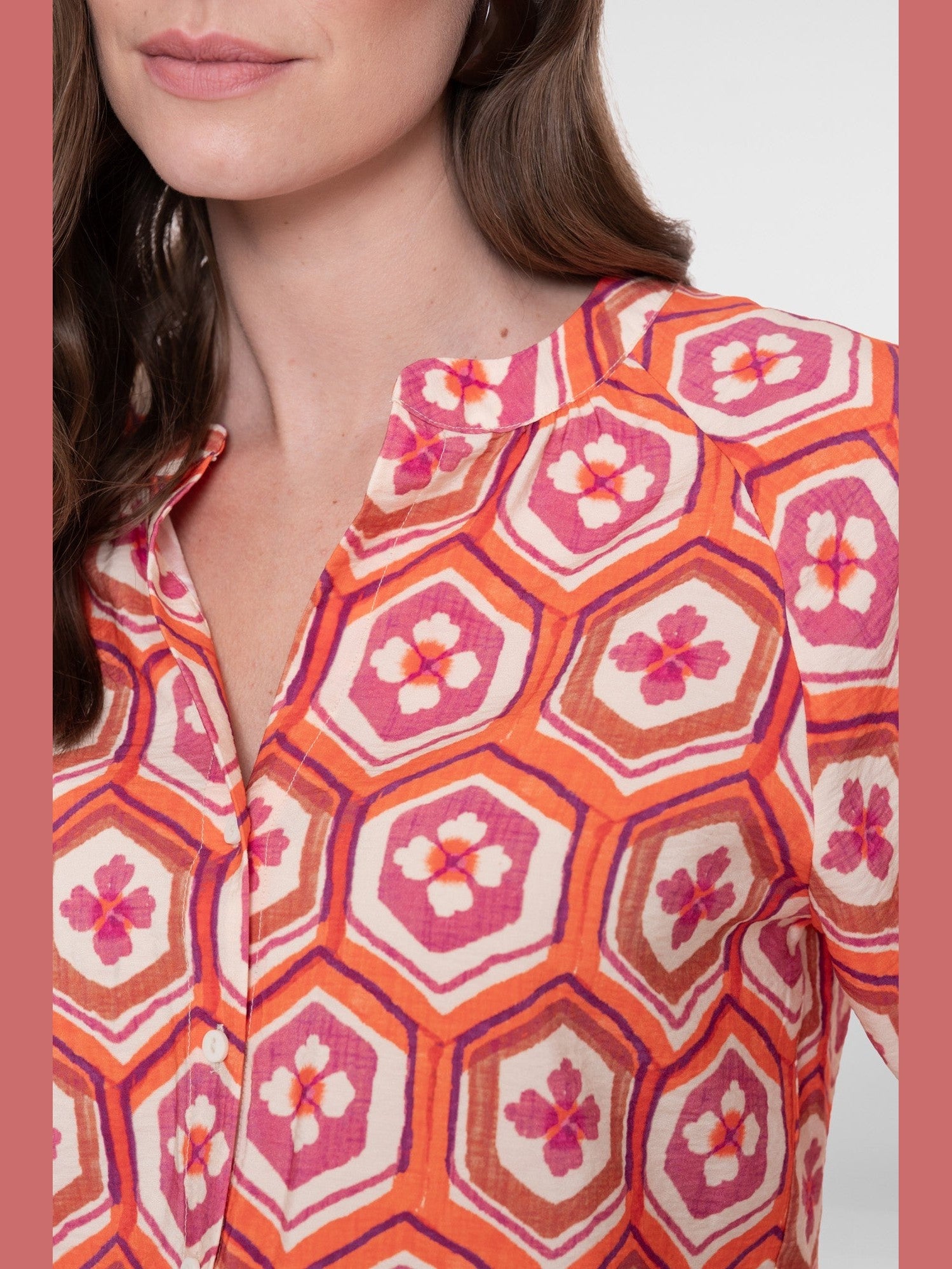 63245 - 20 718 Blouse multicolor - Castelijn mode