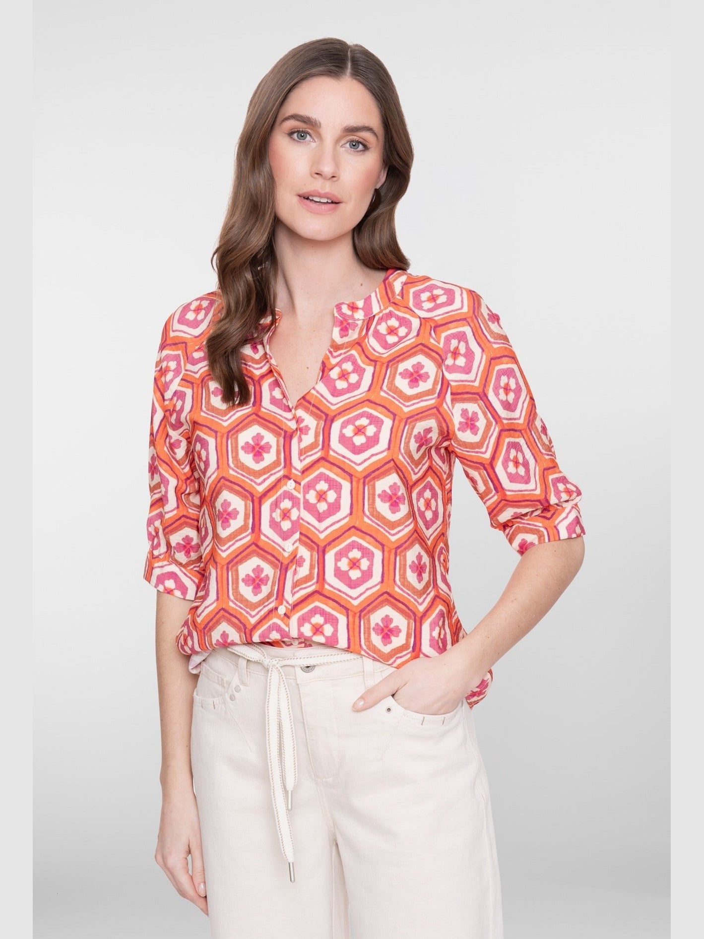 63245 - 20 718 Blouse multicolor - Castelijn mode