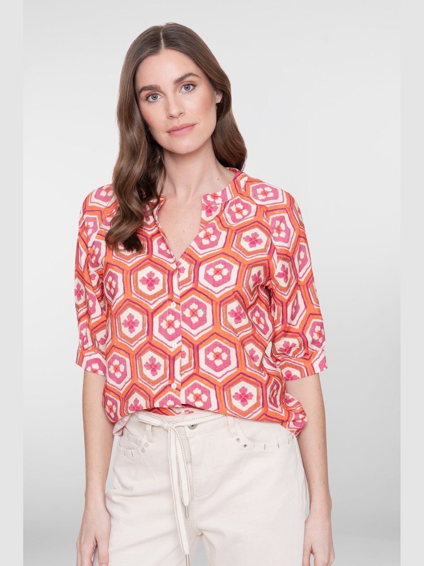 63245 - 20 718 Blouse multicolor - Castelijn mode