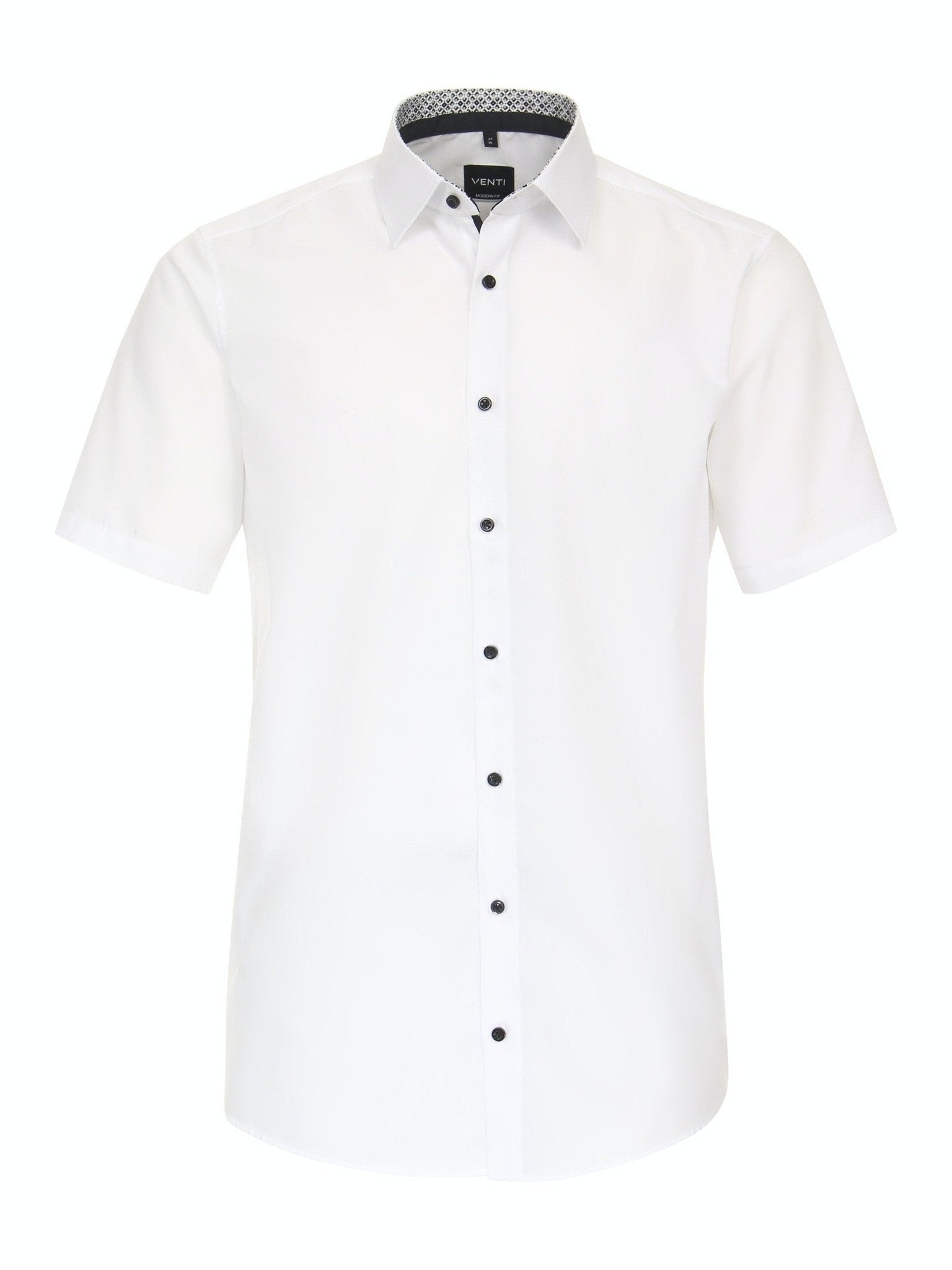 634079400 001 wit Business shirt km - Castelijn mode