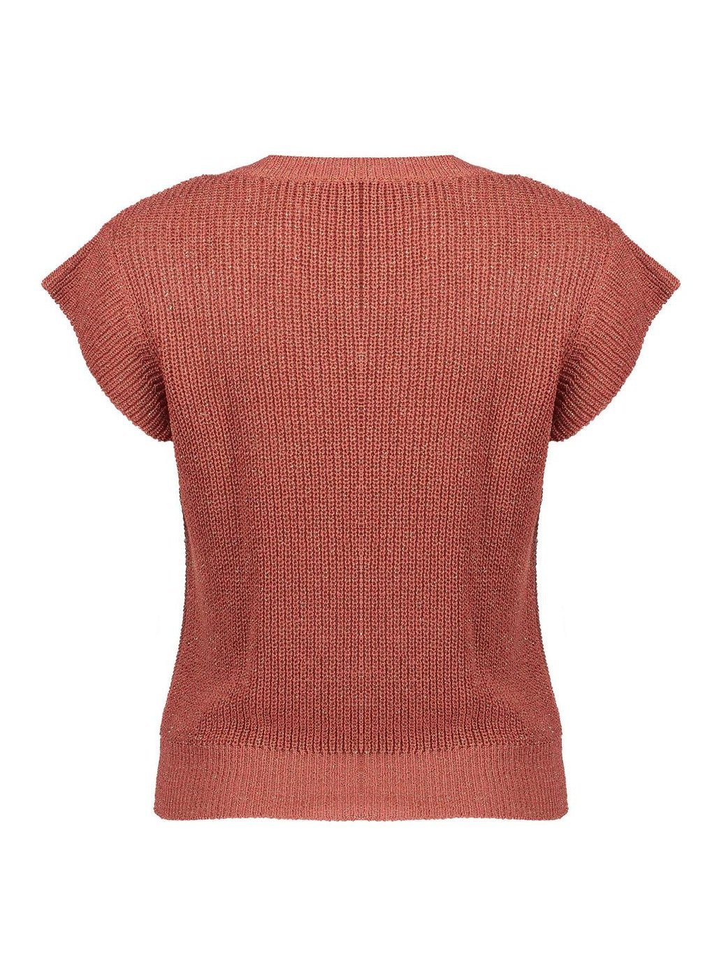 64082 - 70 743 Trui lurex mouwloos - Castelijn mode