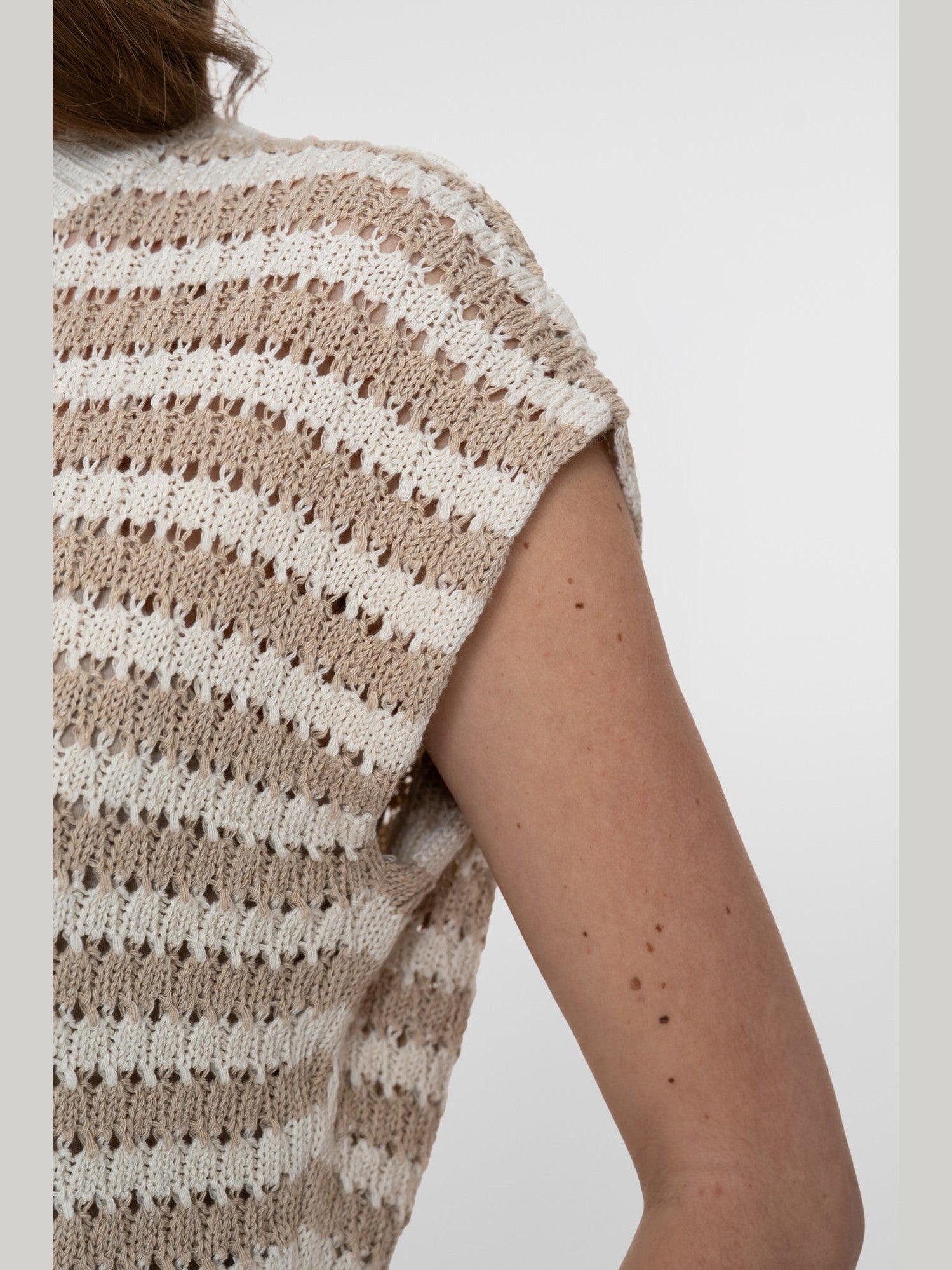 64362 - 70 Pullover Zomer Knit Sand - Castelijn mode