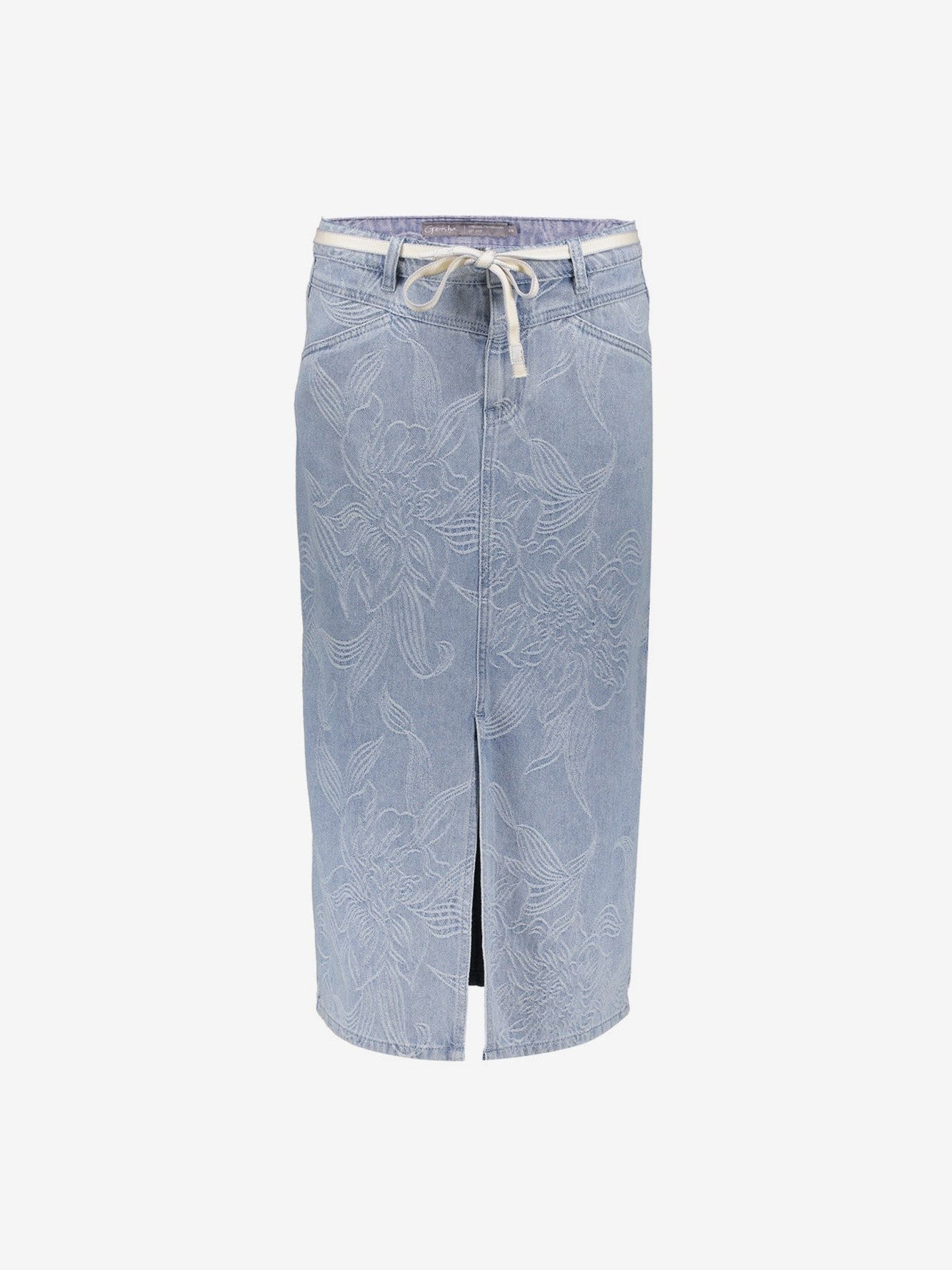 66000 - 10 Rok Denim Bloemenprint - Castelijn mode