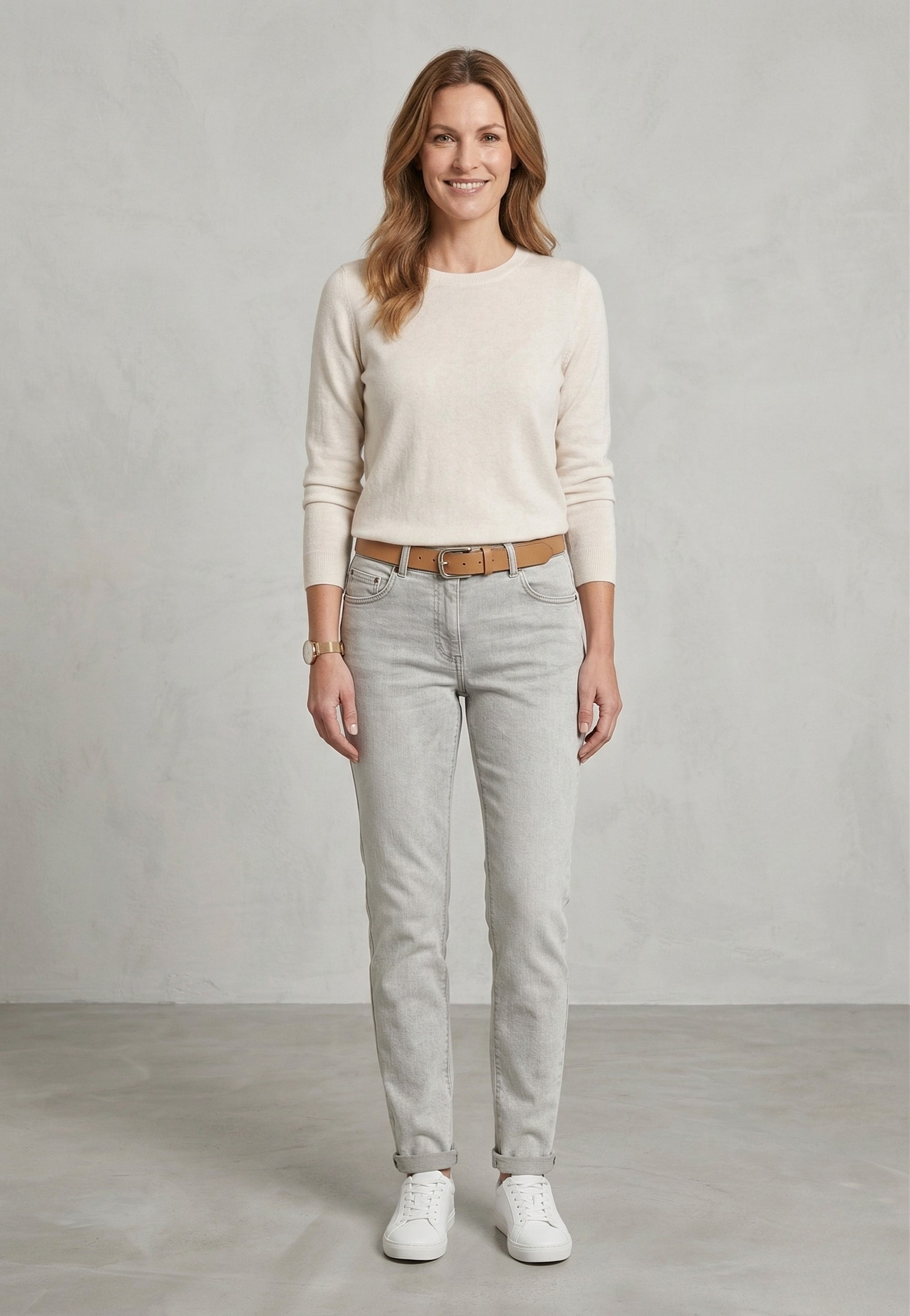 6634-678 Jeans Suzanne olijf