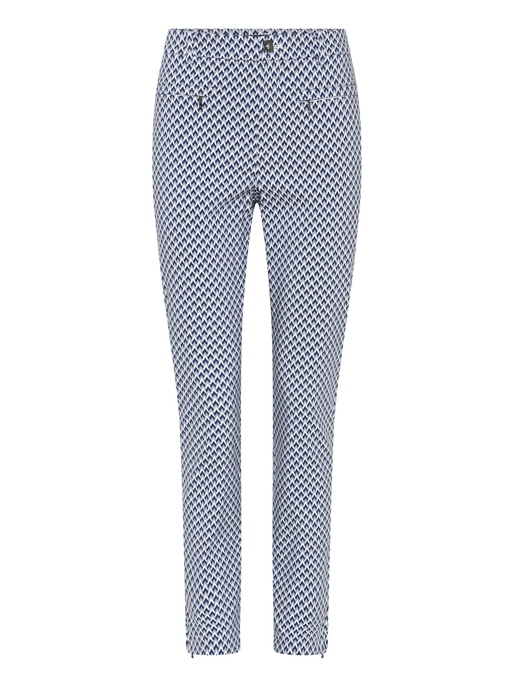 6841-4214 Lina Print donkerblauw