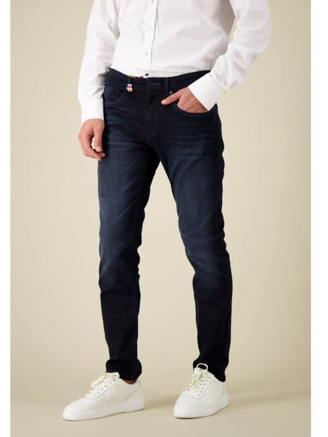 9602 Jeans blue black - Castelijn mode