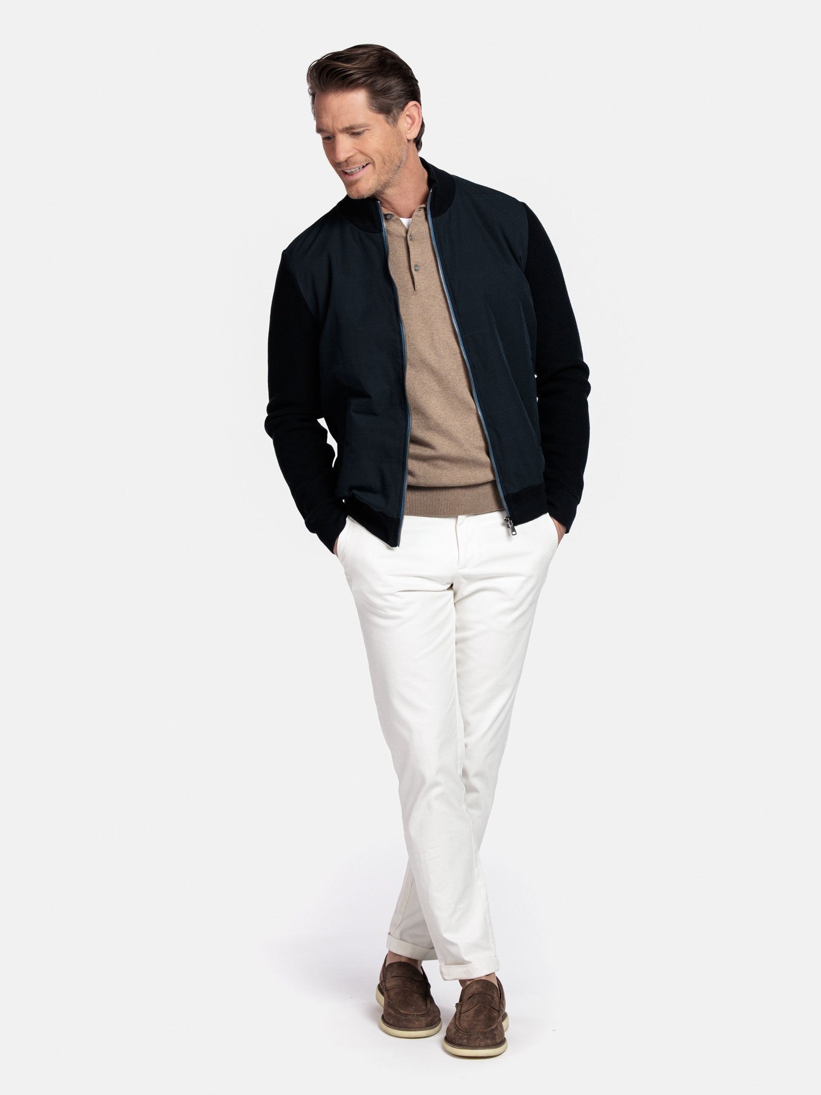 612019 Gewatteerd Vest donkerblauw