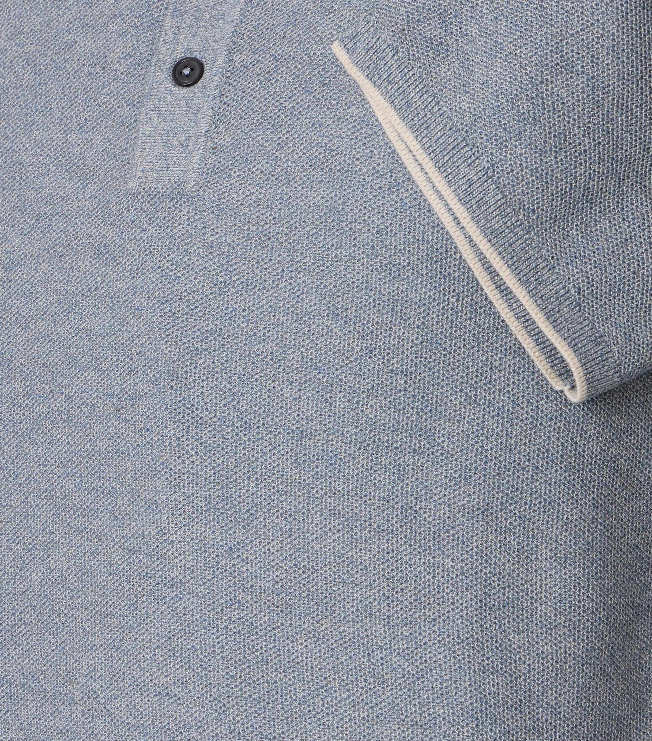 126320001-116 Polo blauw/grijs
