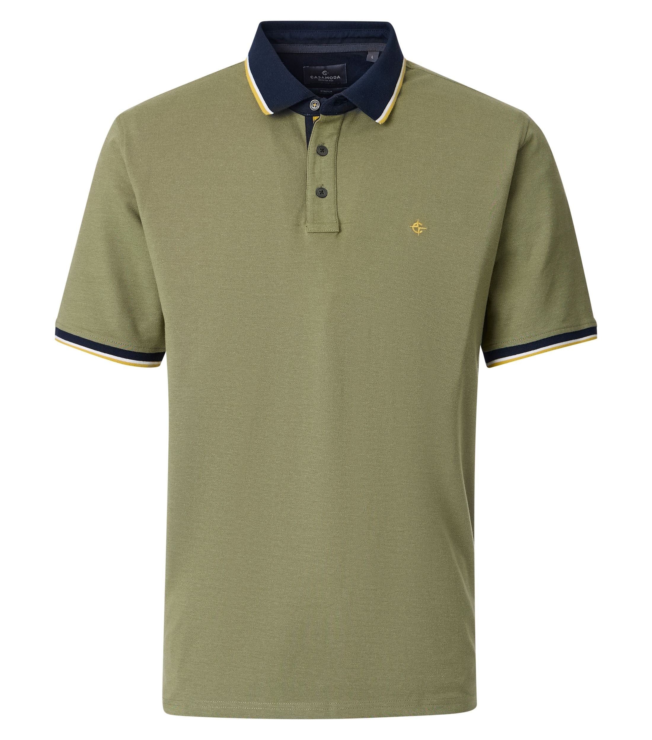 126320101-303 Polo Korte Mouw Groen