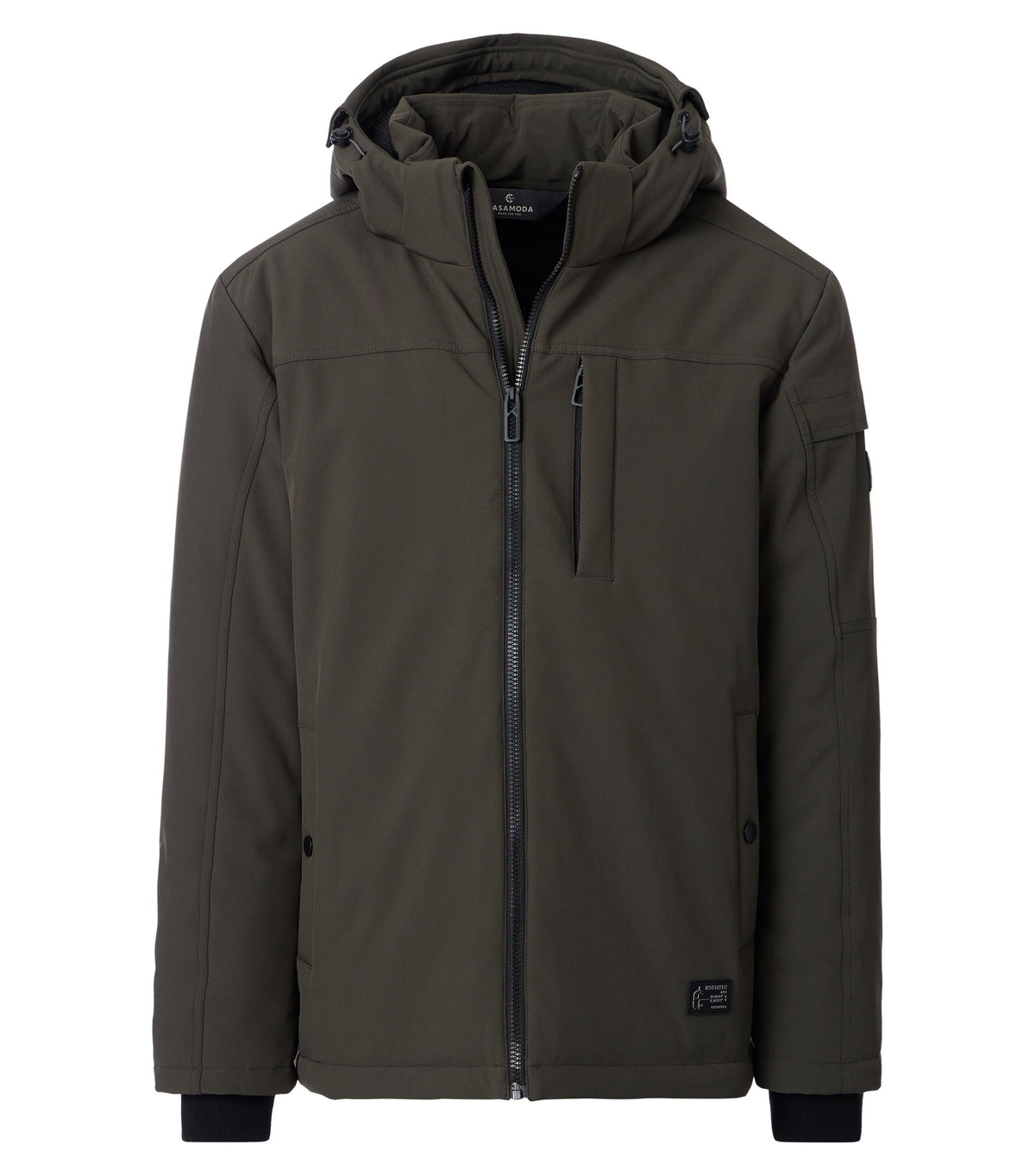 Winterjas Softshell Olijfgroen