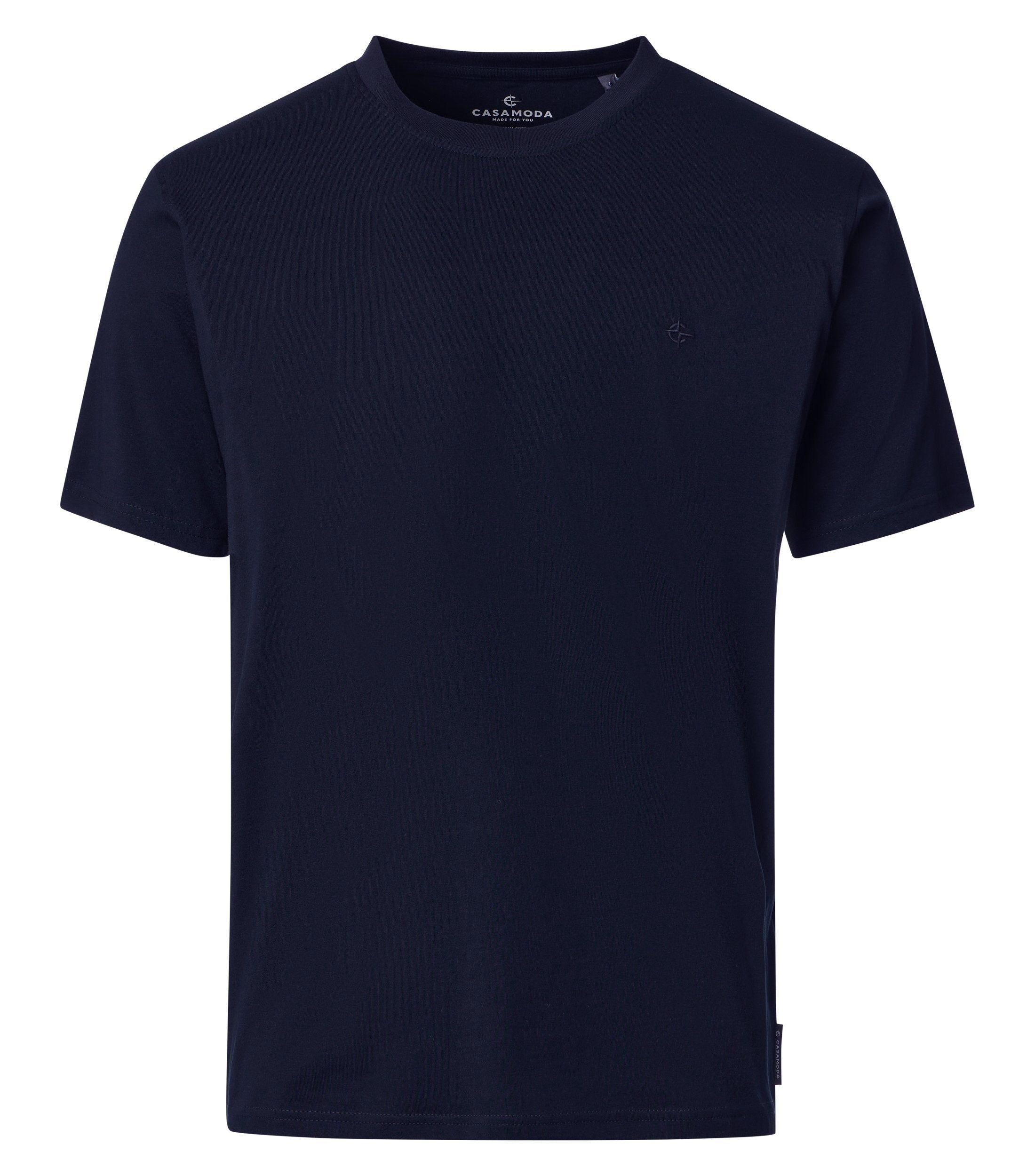 T-shirt Donkerblauw Regular Fit