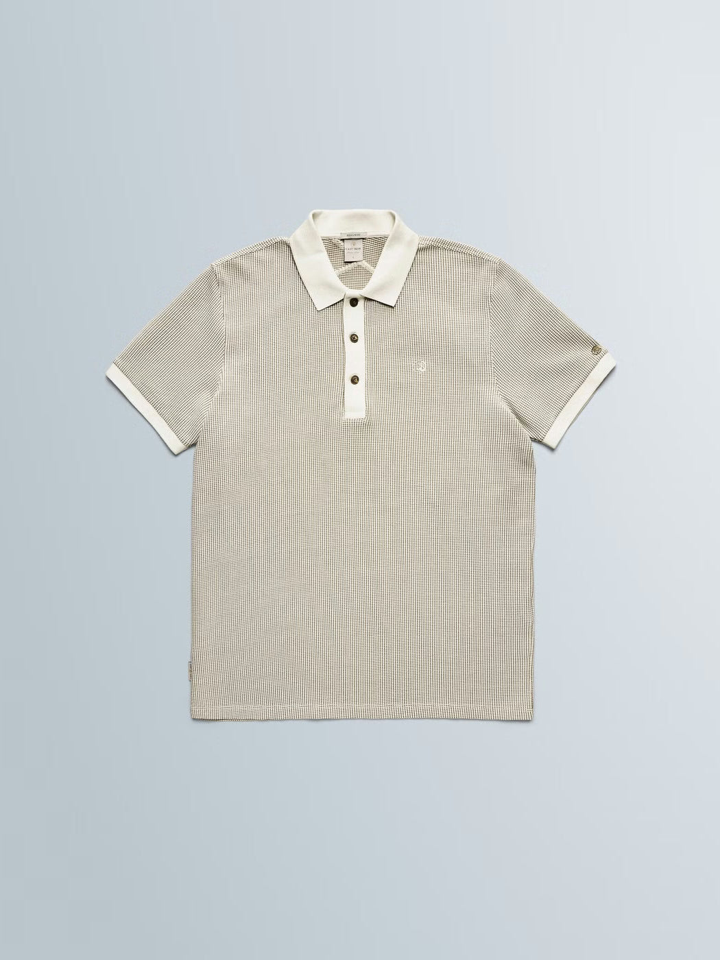 CPSS2603852-7178 Polo Wafelstructuur beige - Castelijn mode