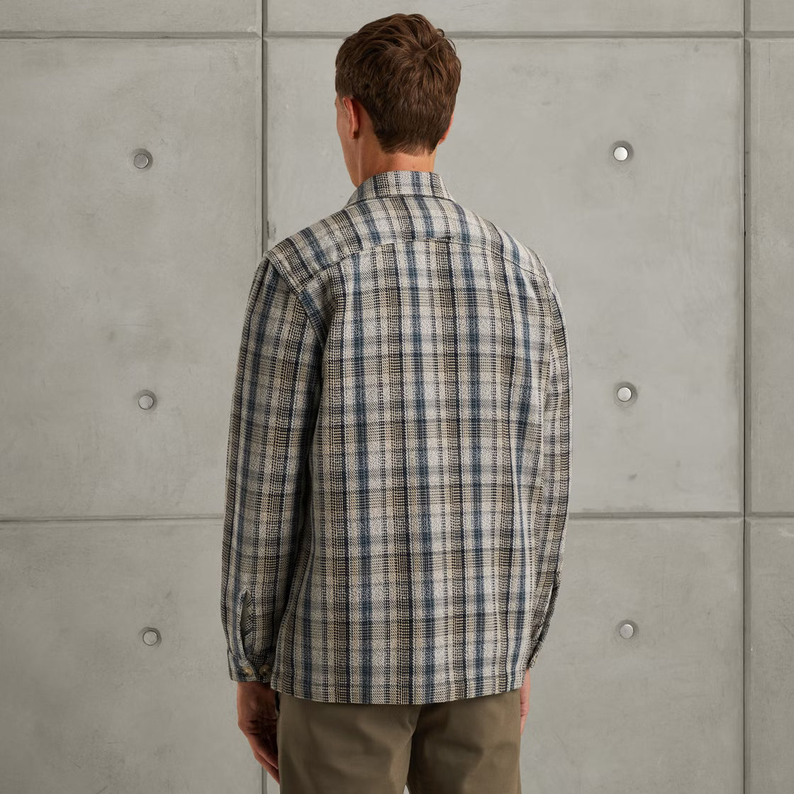 CSI2508205-9096 Check Double 8 Overshirt