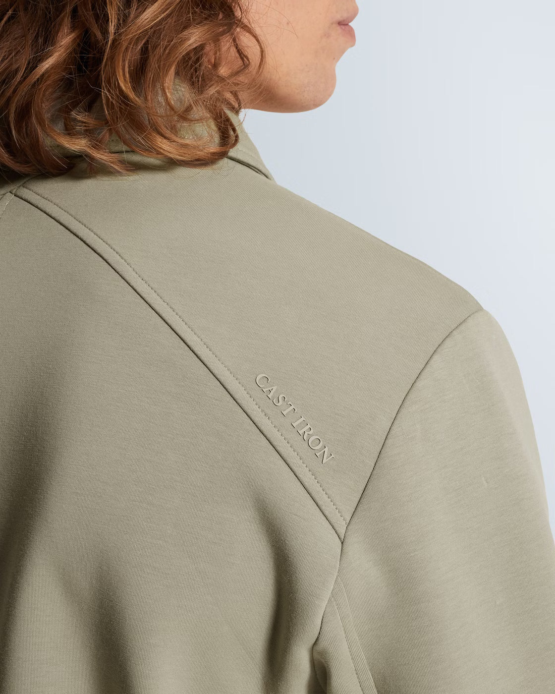 CSW2602411-6478 Overshirt sweat groen