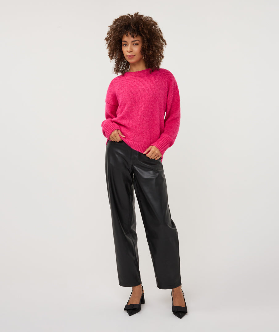 Trui Ronde Hals Roze