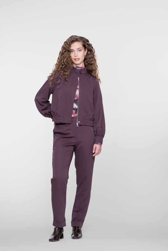 Joggingbroek Aubergine