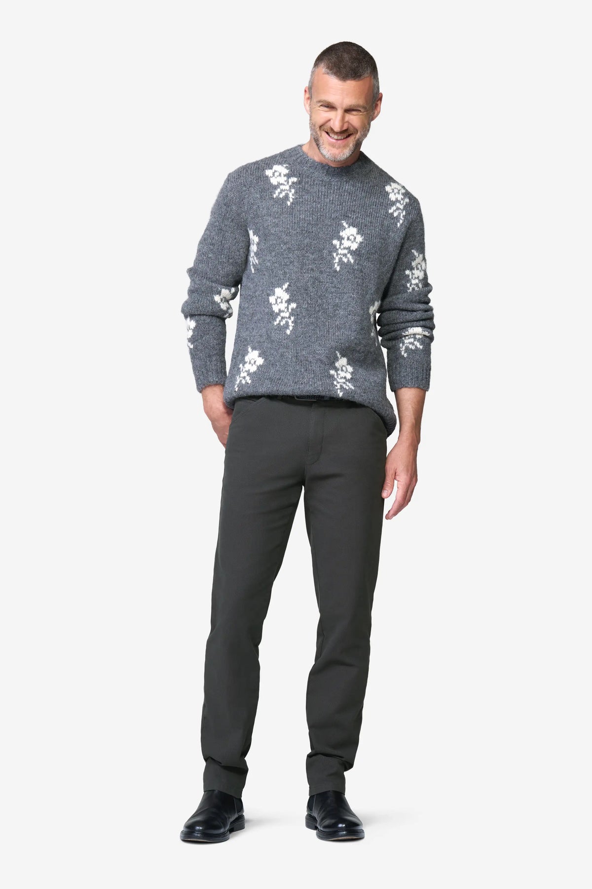 Meyer Chicago chino antraciet – totaallook