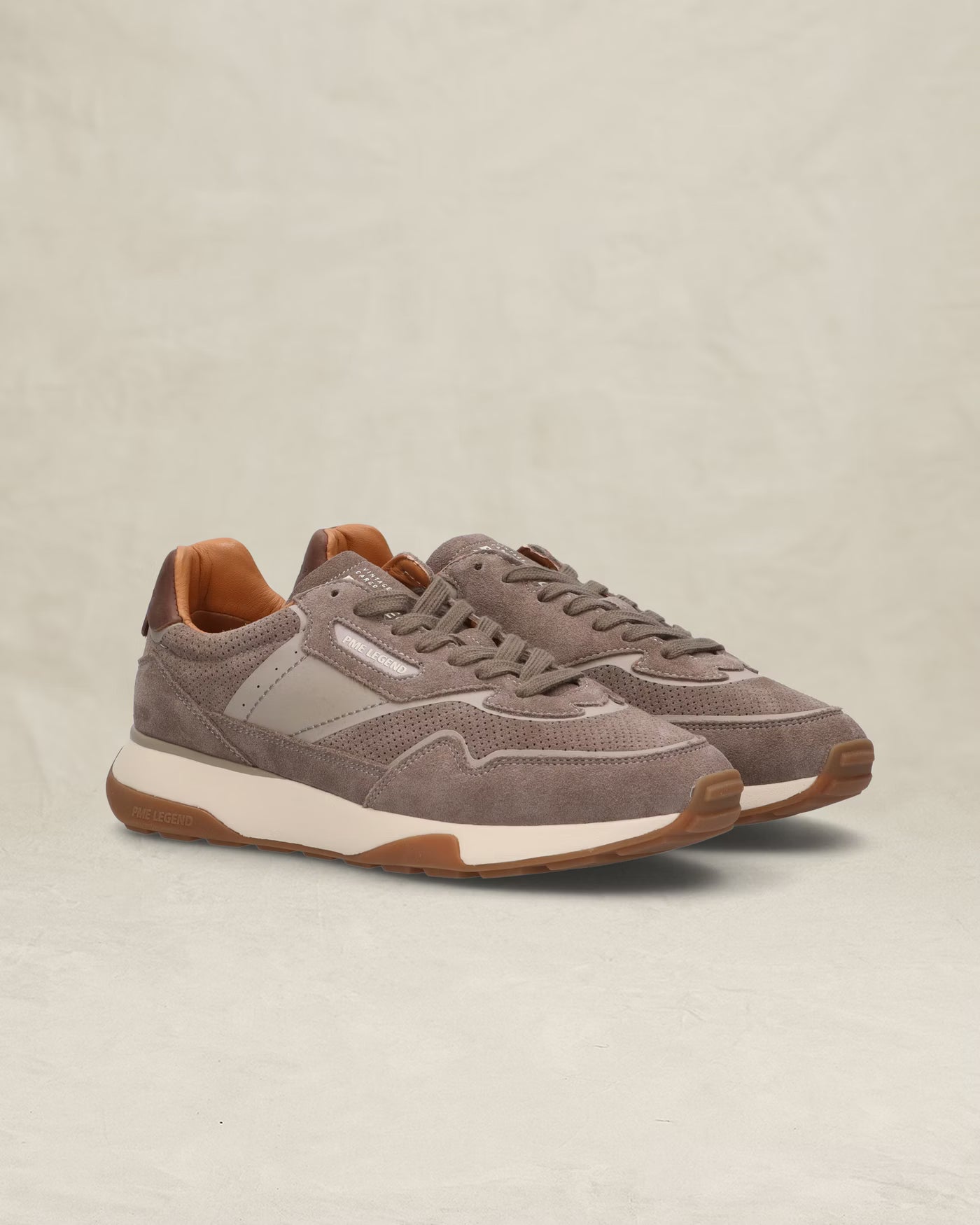 Latch Sneaker Taupe Suède