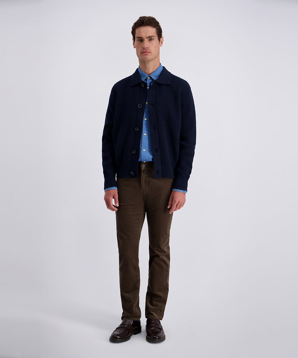 Pierre Cardin Lyon Corduroy Broek Bruin - Castelijn mode