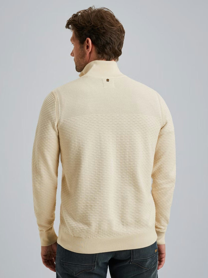 PKW2510301-7013 Trui met halve rits