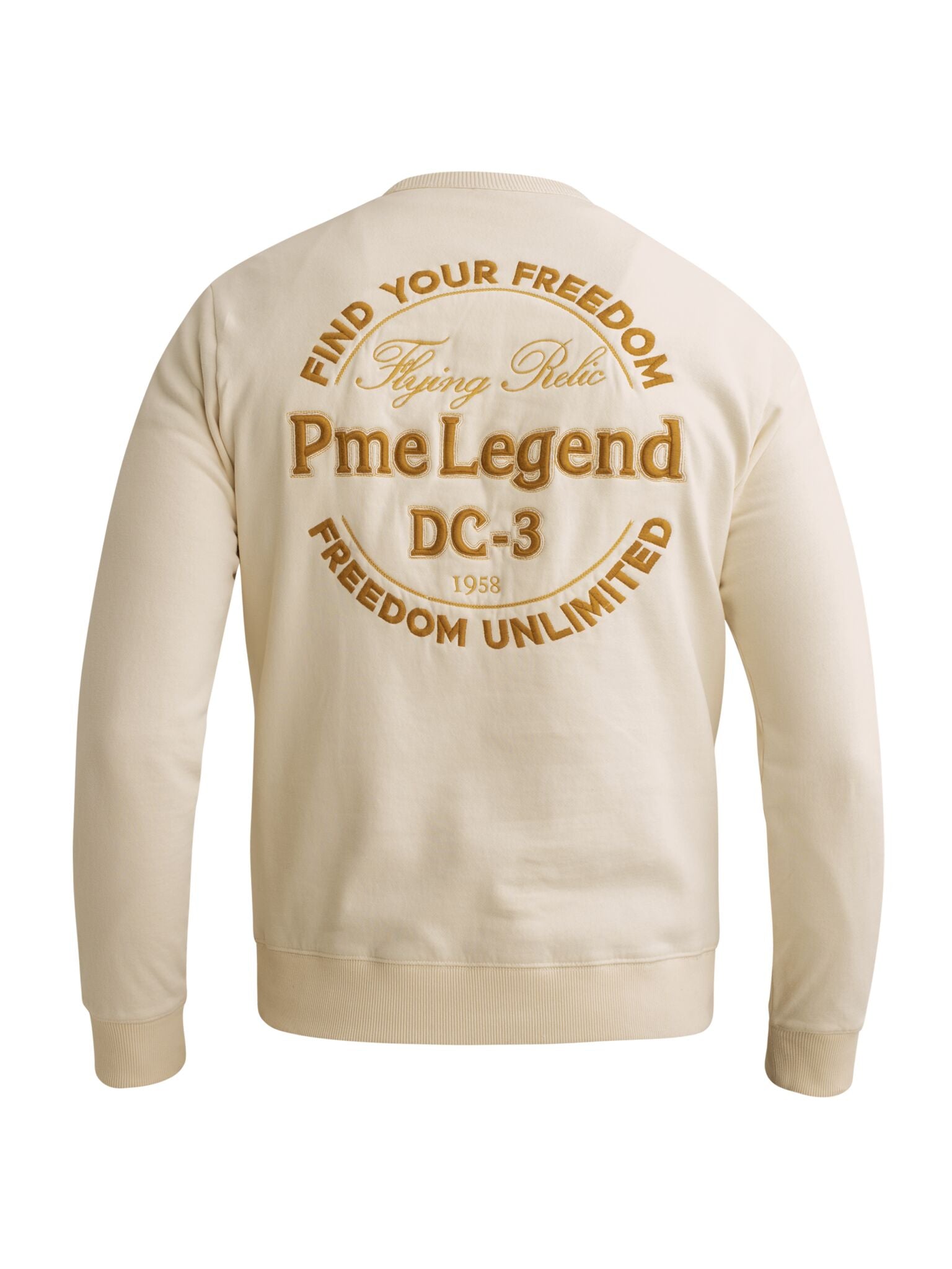 Sweater Borduring Gebroken Wit