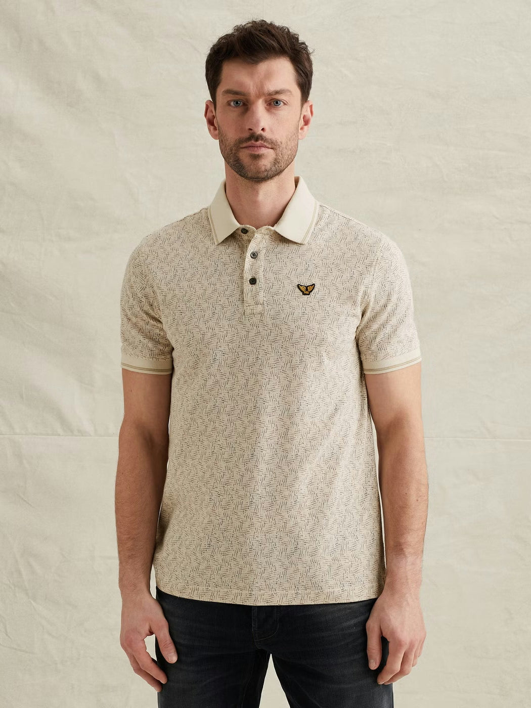PPSS2602852-7013 Polo met allover print