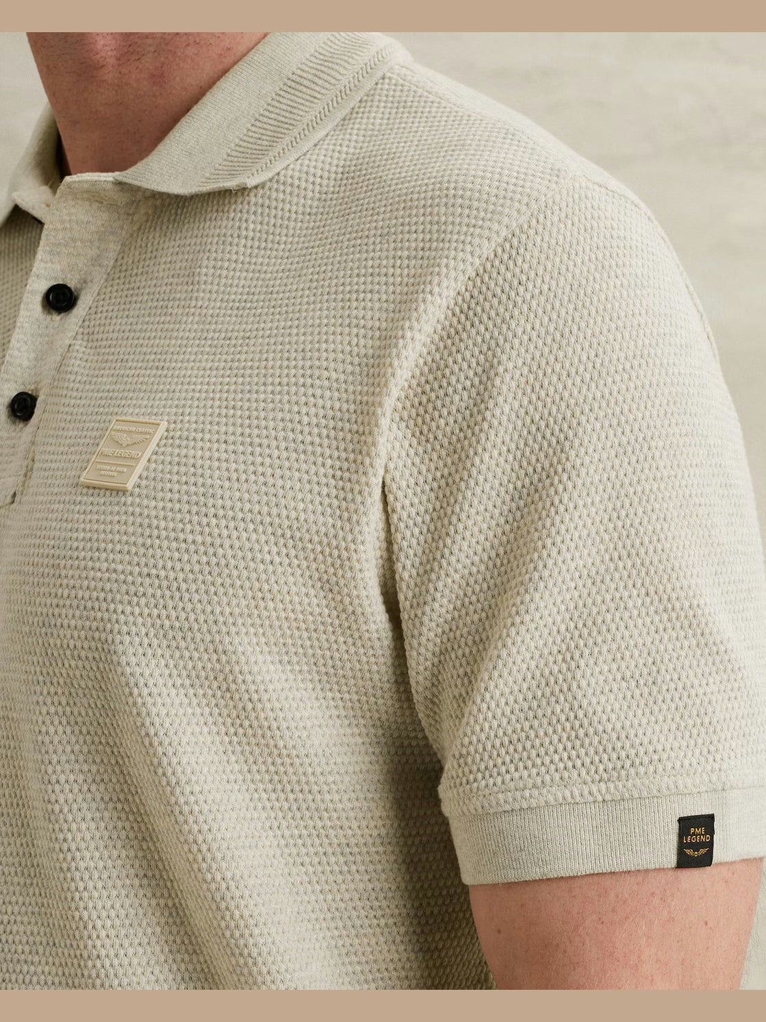 PPSS2602856-7013 Polo beige - Castelijn mode