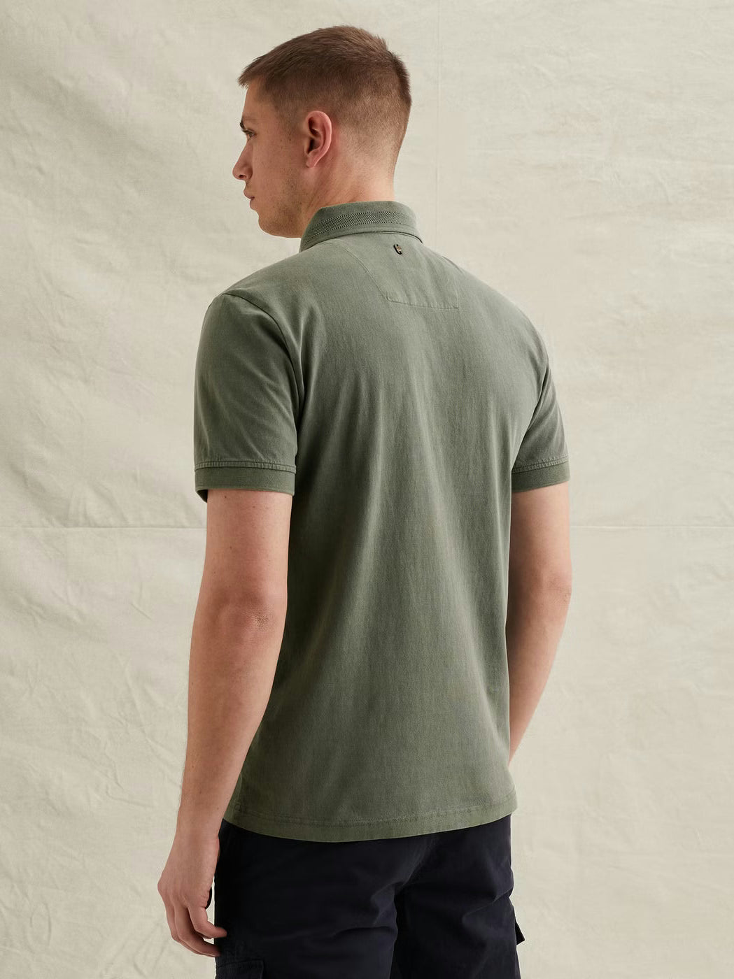 PPSS2603863-6150 Polo Garment-Dye groen - Castelijn mode