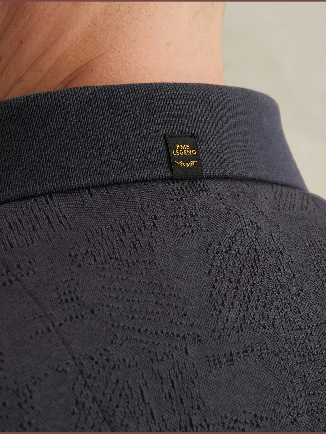PPSS2603883-5278 Polo Allover patroon blauw - Castelijn mode