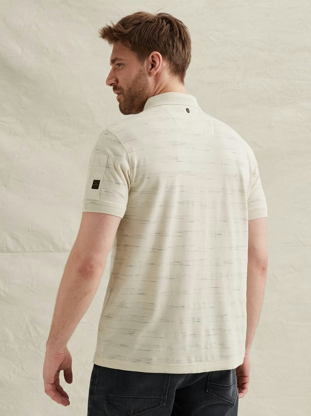 PPSS2603885-7013 Polo gestreept beige - Castelijn mode