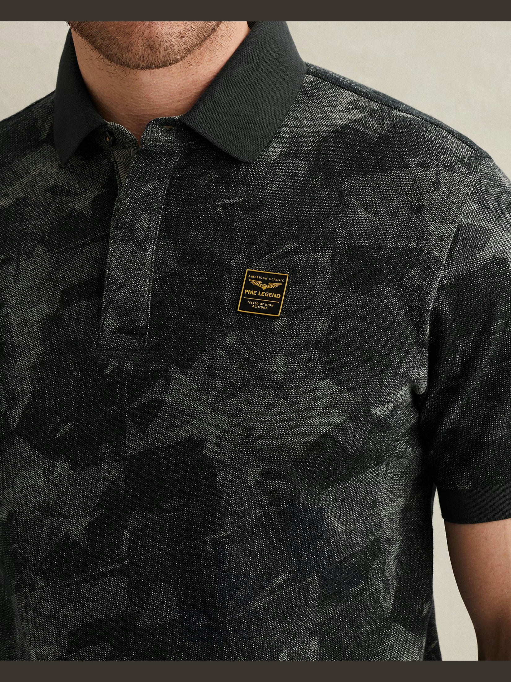 PPSS2604851-5282 Polo Korte Mouw Carbon