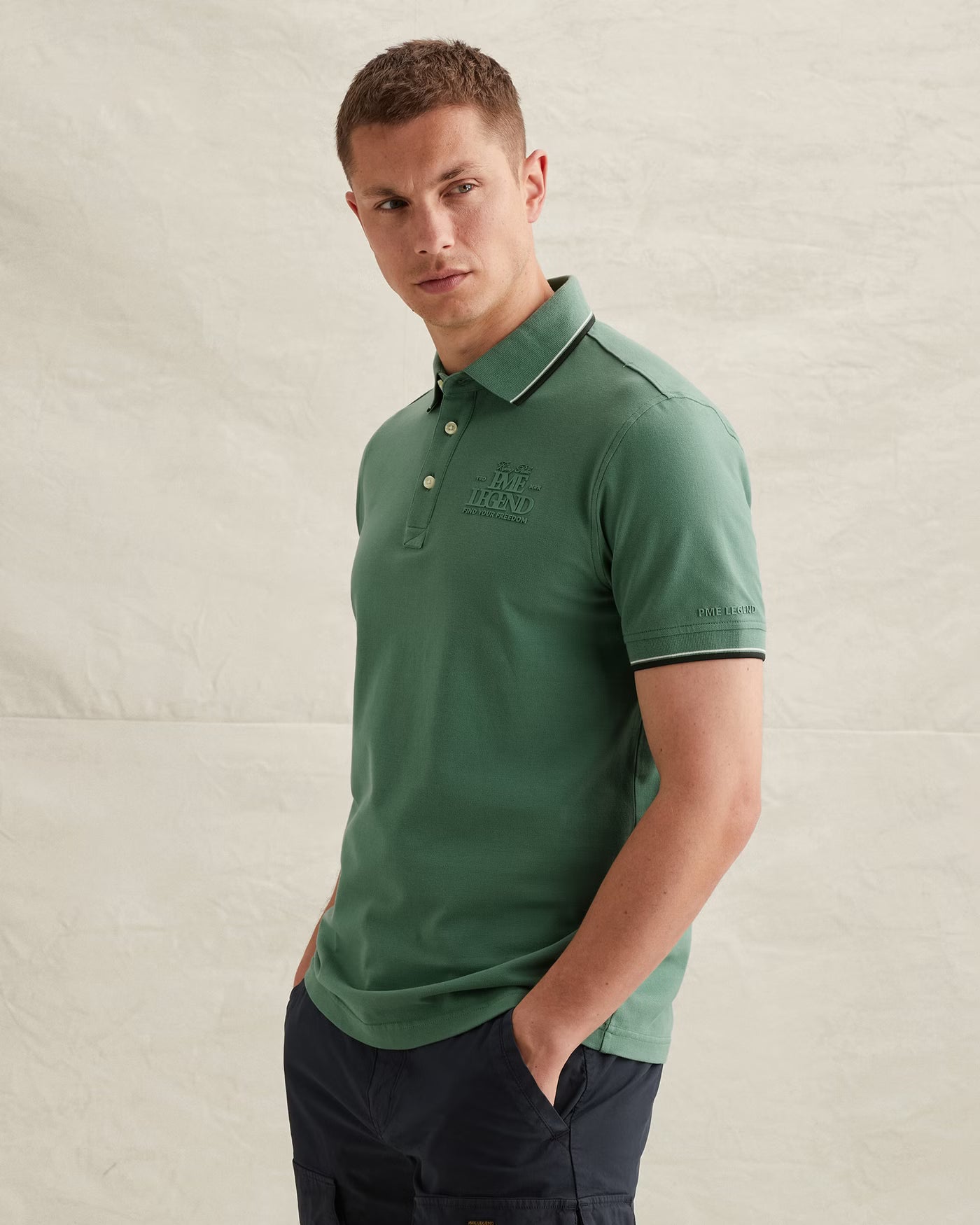 PPSS2604867-6053 Polo Deep Sea Groen Artwork