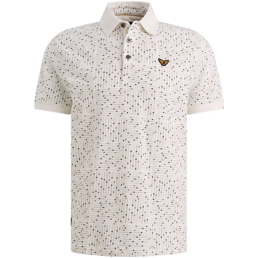 PPSS2605859-7001 Polo Wit Structuur