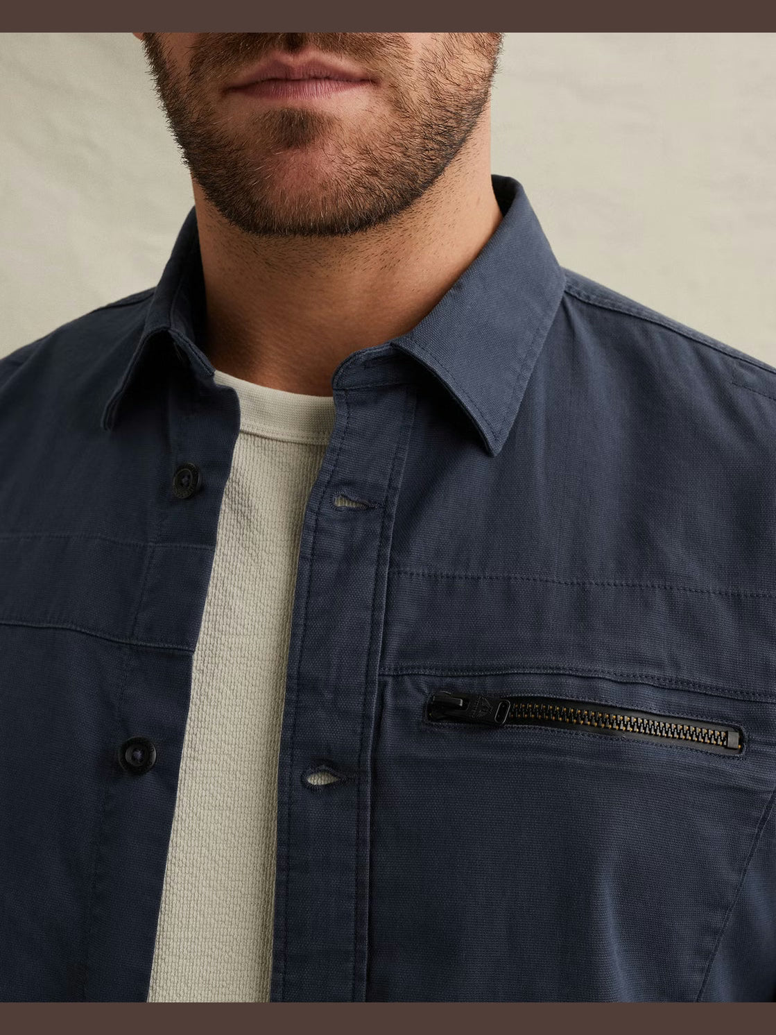 PSI2602220-5116 Overshirt Blauw - Castelijn mode