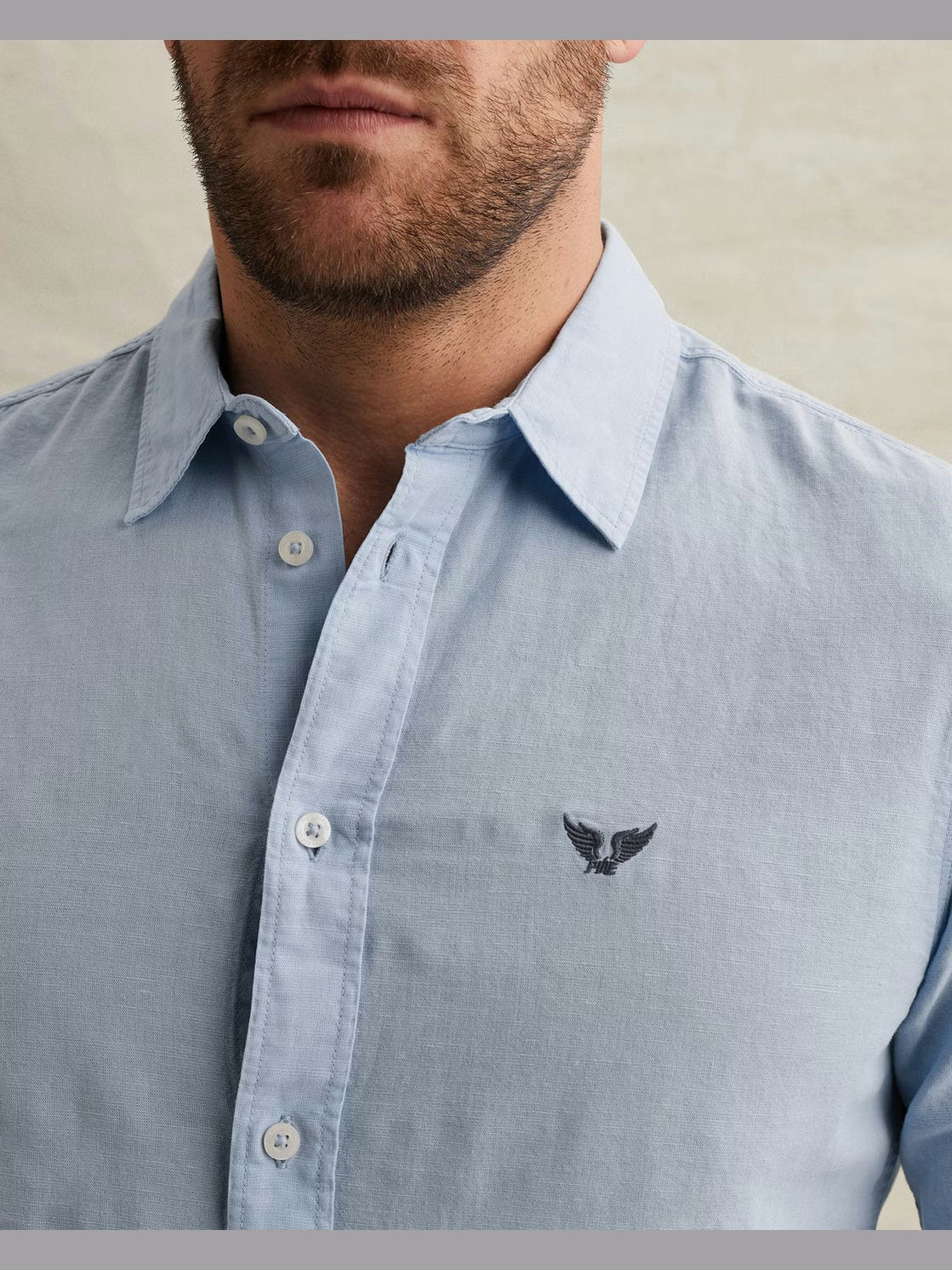 PSI2603243-5040 Overhemd garment-dye