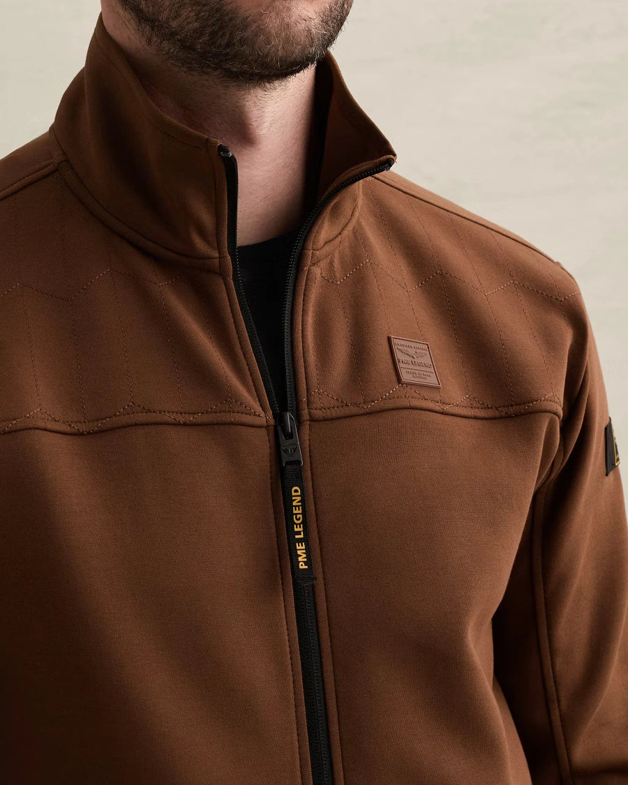 Sweat Jacket Quilt Cappuccino